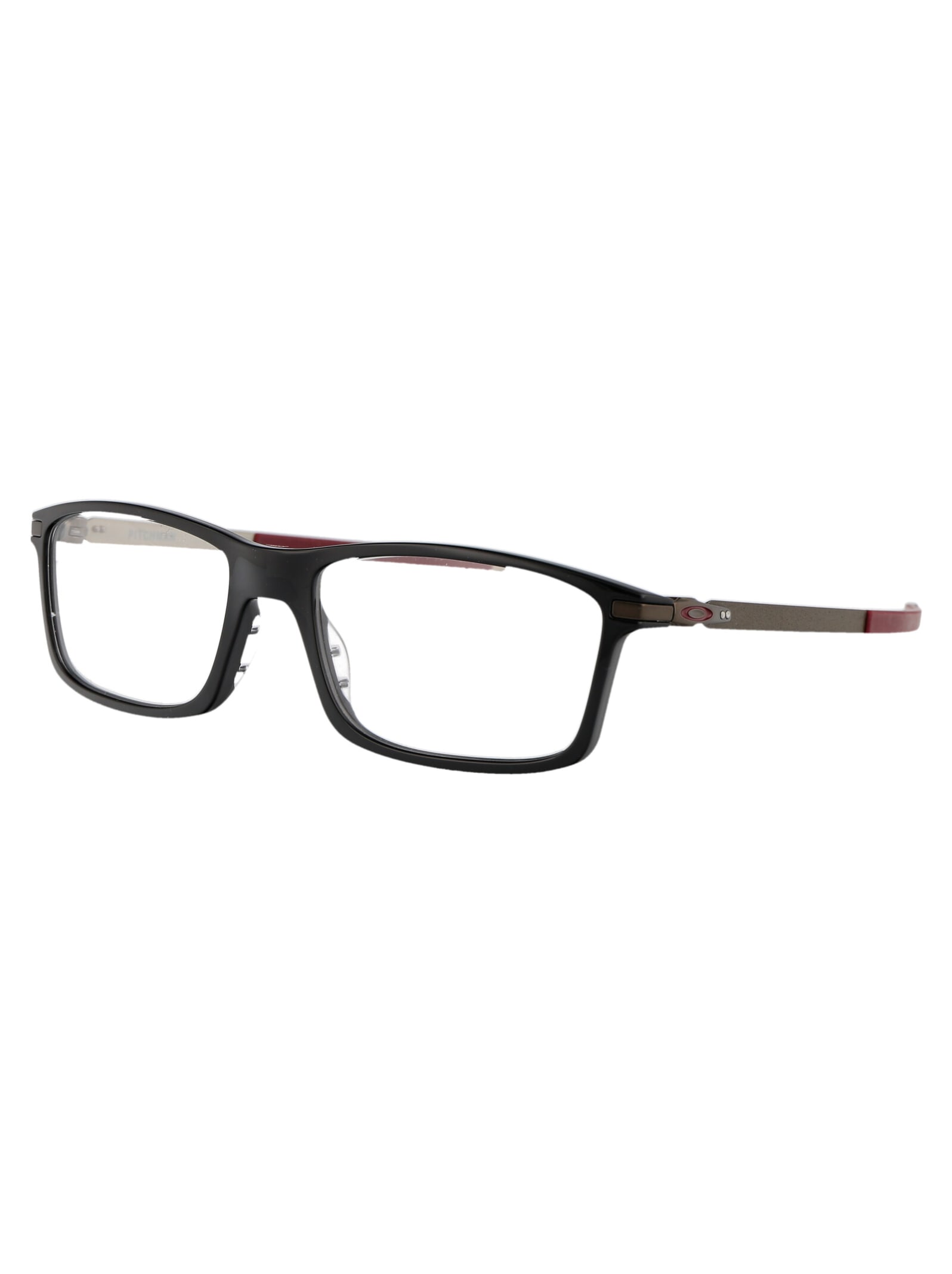 Shop Oakley Pitchman Glasses In 805005 Polished Black