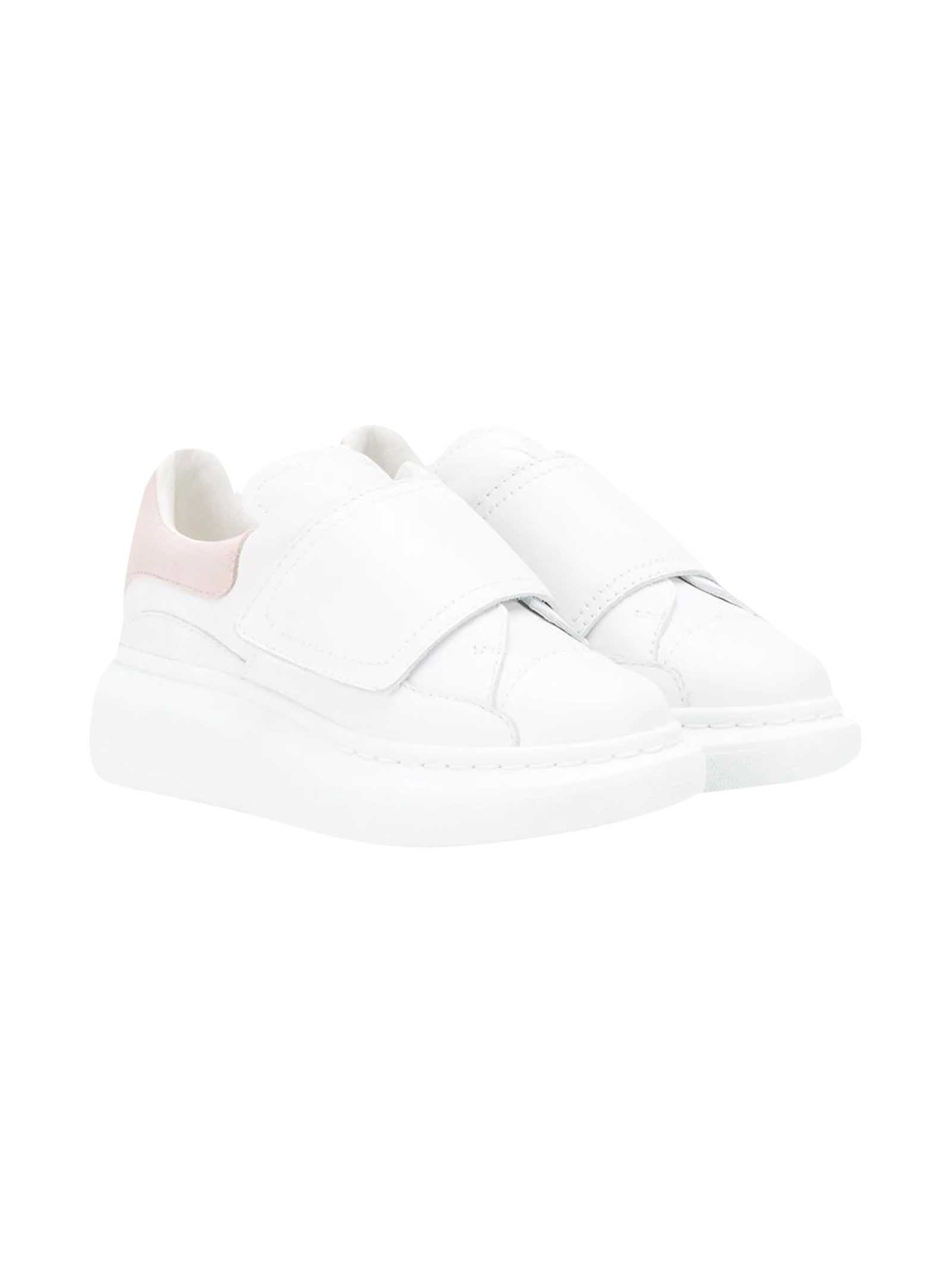 Alexander McQueen Kids White Sneakers