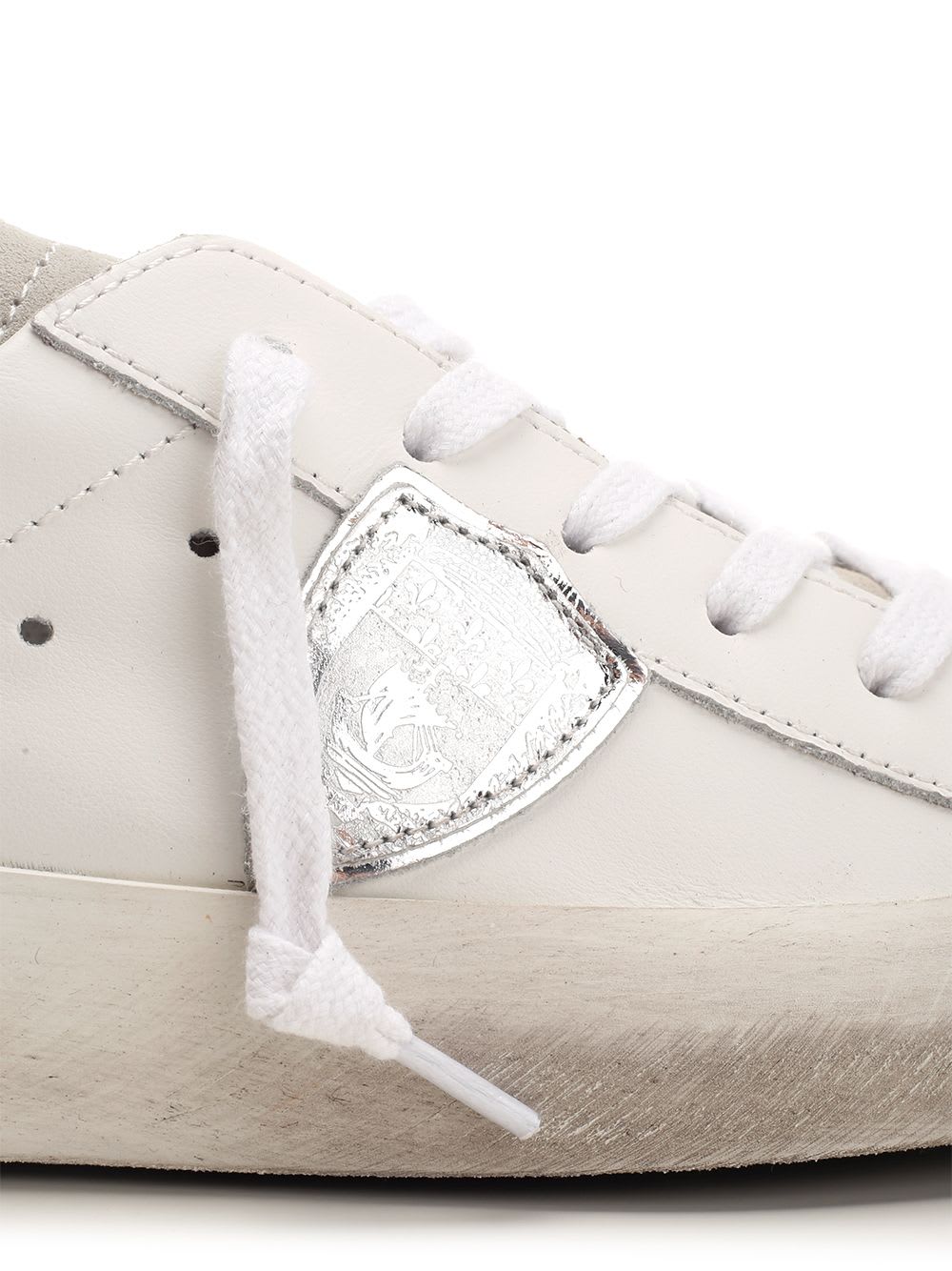 Shop Philippe Model Paris Sneakers In White