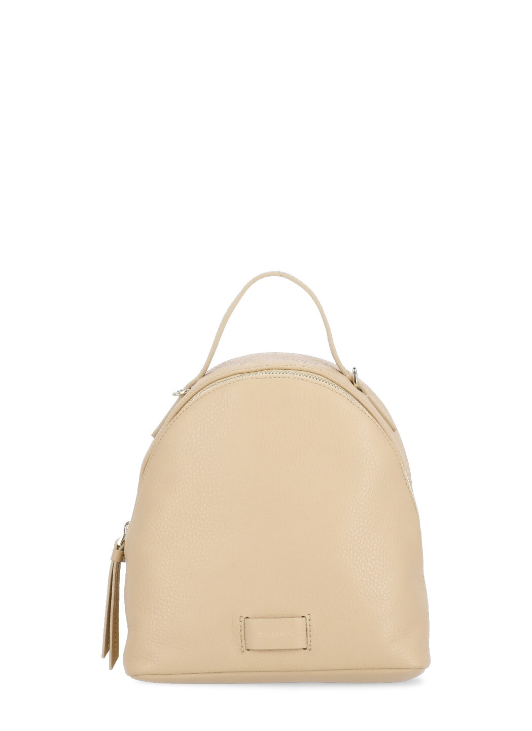 Shop Coccinelle Voile Backpack In Beige