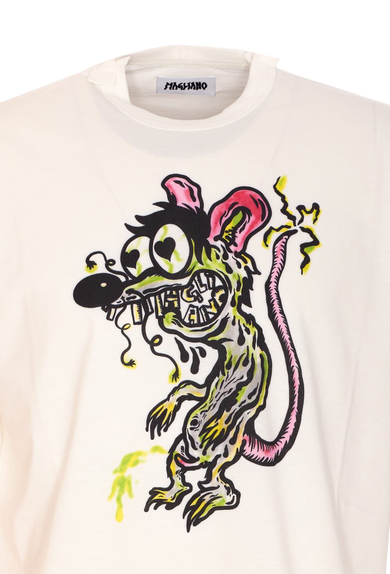 Magliano Mouse Printed Tee In White