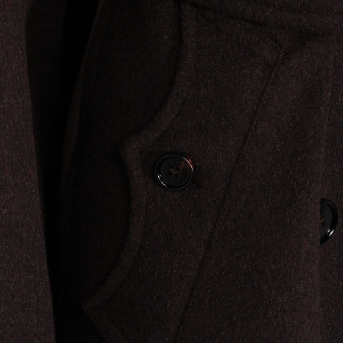 Burberry Black Bellemont Coat In Brown