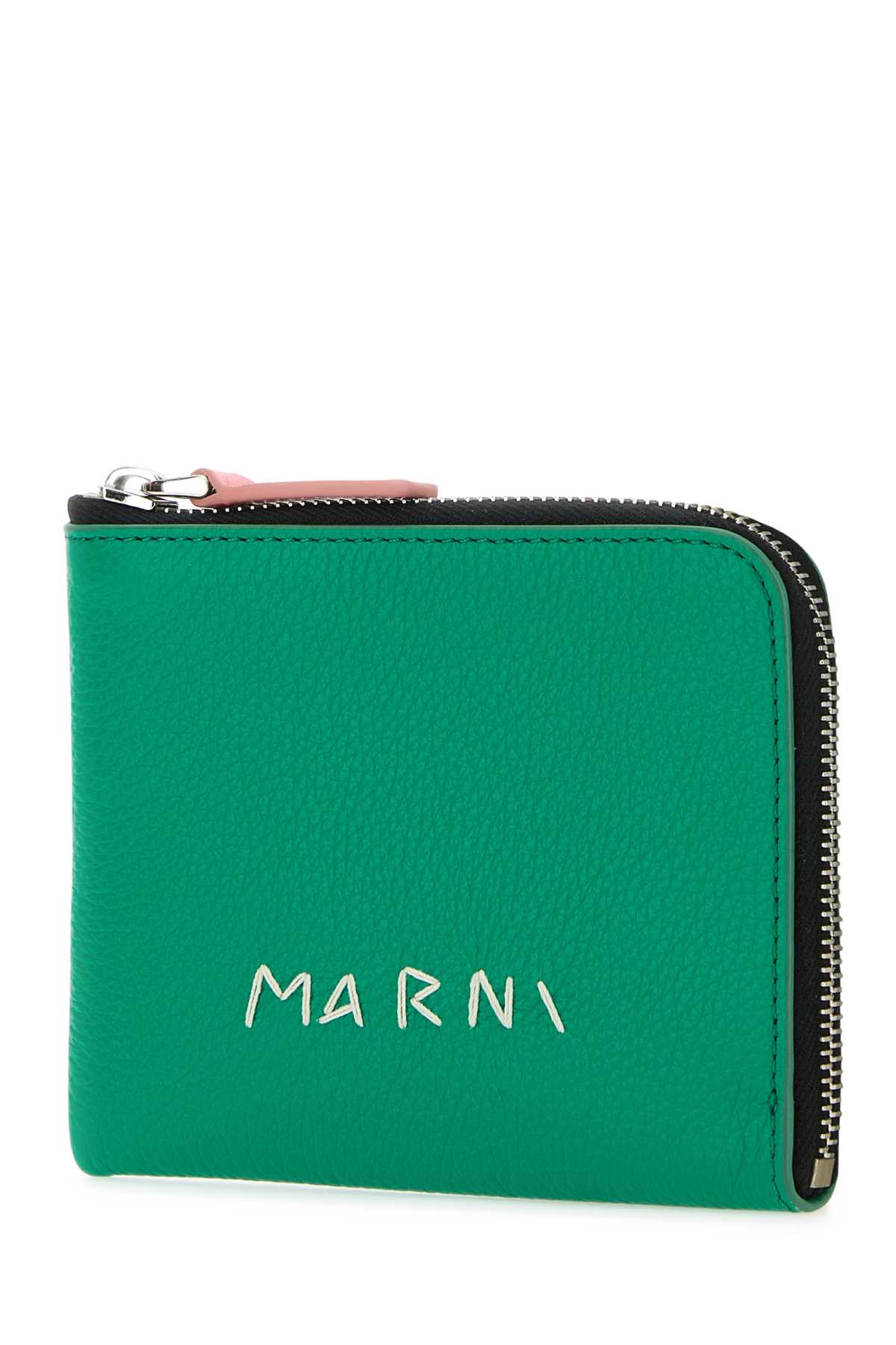 MARNI GREEN LEATHER WALLET