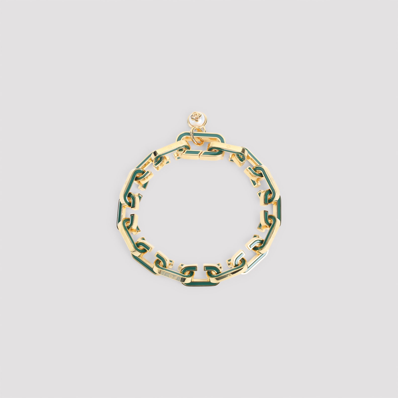 Casablanca Enamel C Link Bracelet Men In Gold