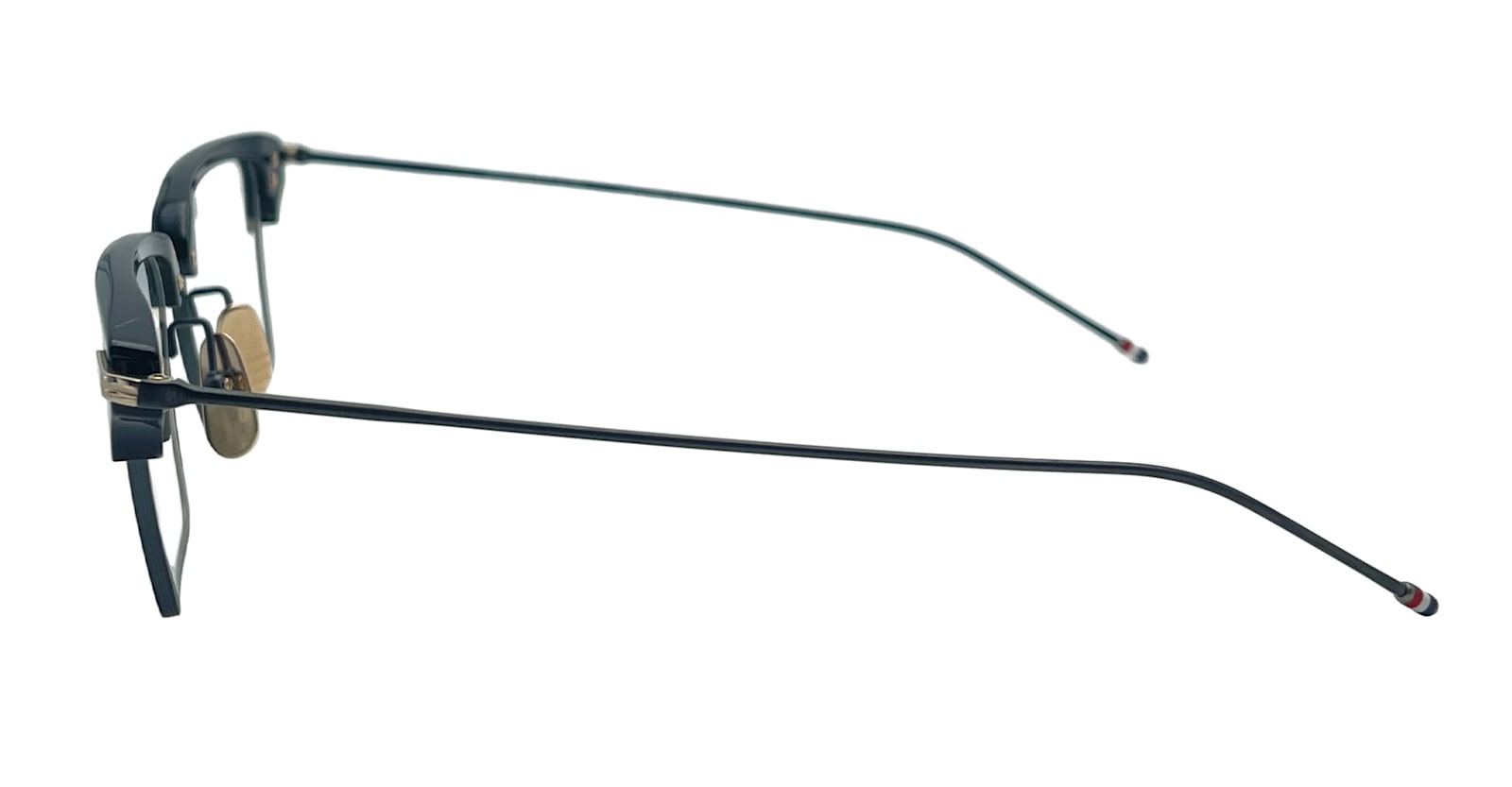 Shop Thom Browne Rectangular Eyeglasses - Black Rx Glasses