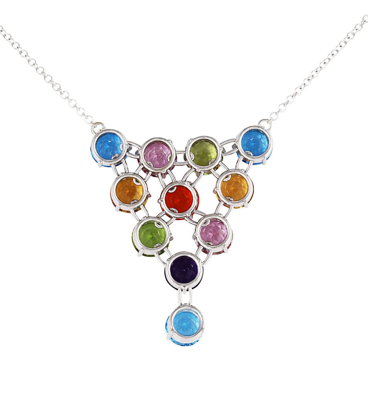Shop Lo Spazio Jewelry Lo Spazio Estate Necklace In Multicolor