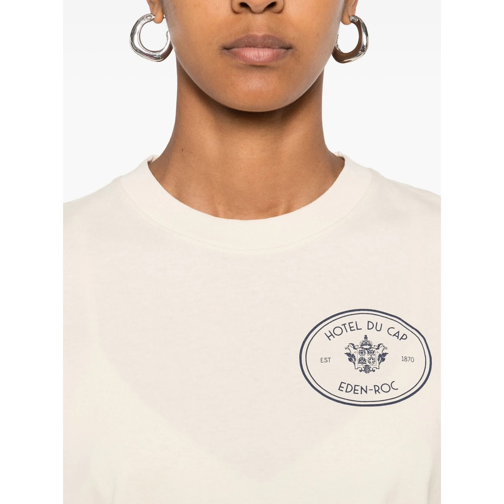 Sporty & Rich T-shirt In Neutral