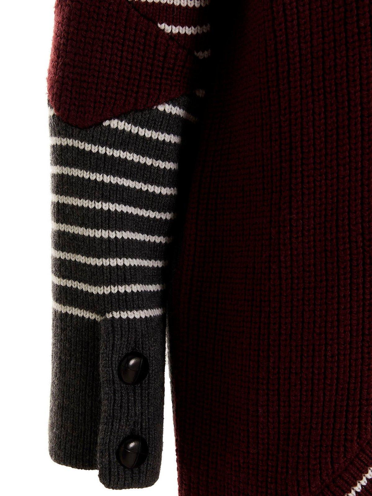 Stella Mccartney Wool Coat In Multicolour