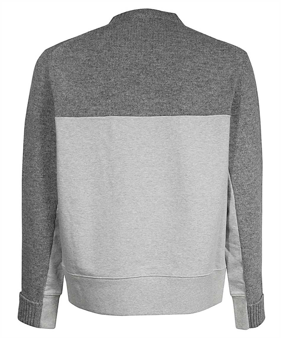 Shop Alexander Mcqueen Long Sleeve Crew-neck Sweater In Grey