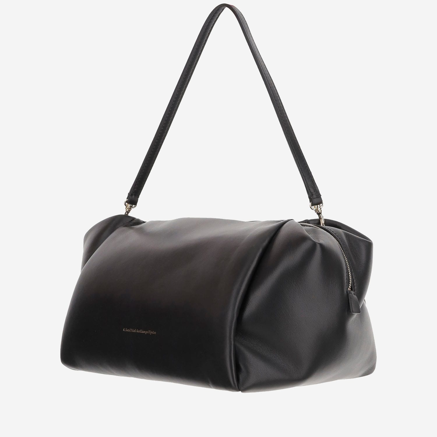 Shop Carven Marie Leather Bag In Black