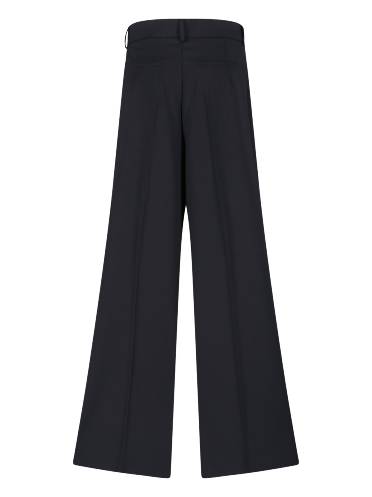 Sportmax Virgin Wool Pants In Black