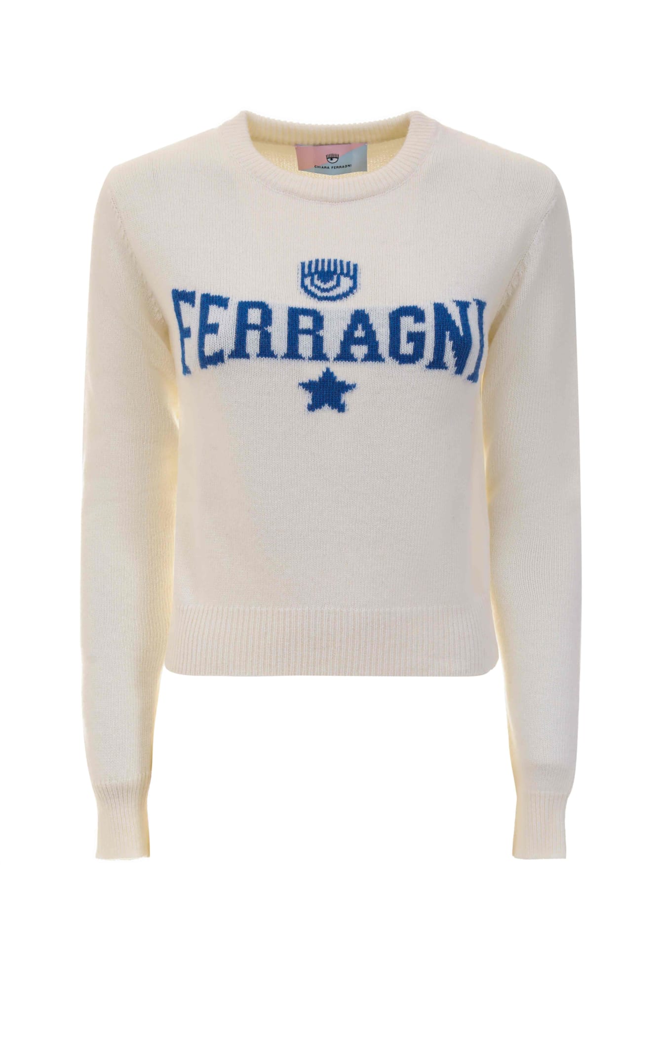 Shop Chiara Ferragni Sweaters White