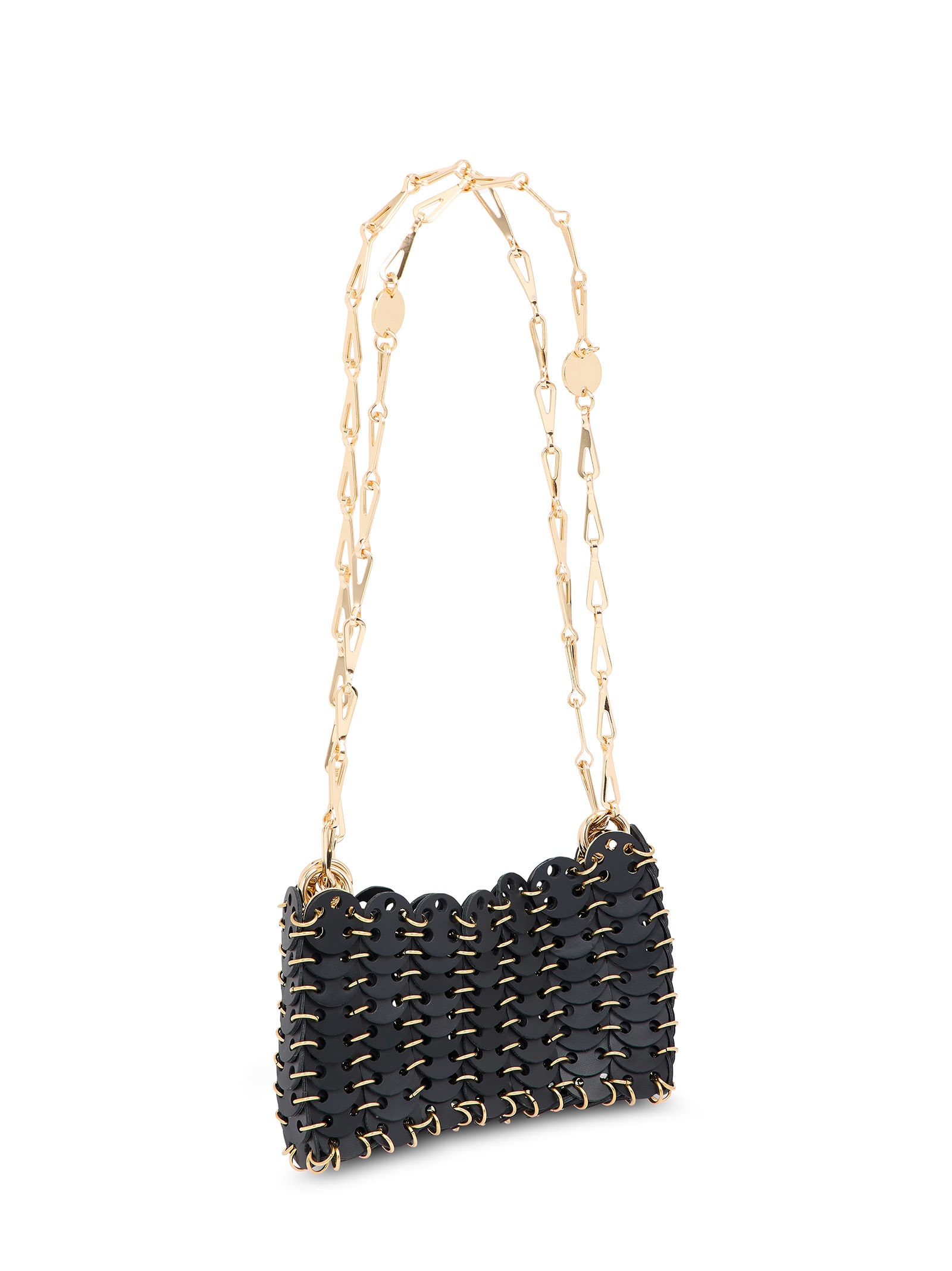 Shop Rabanne 1969 Nano Shoulder Bag In Black