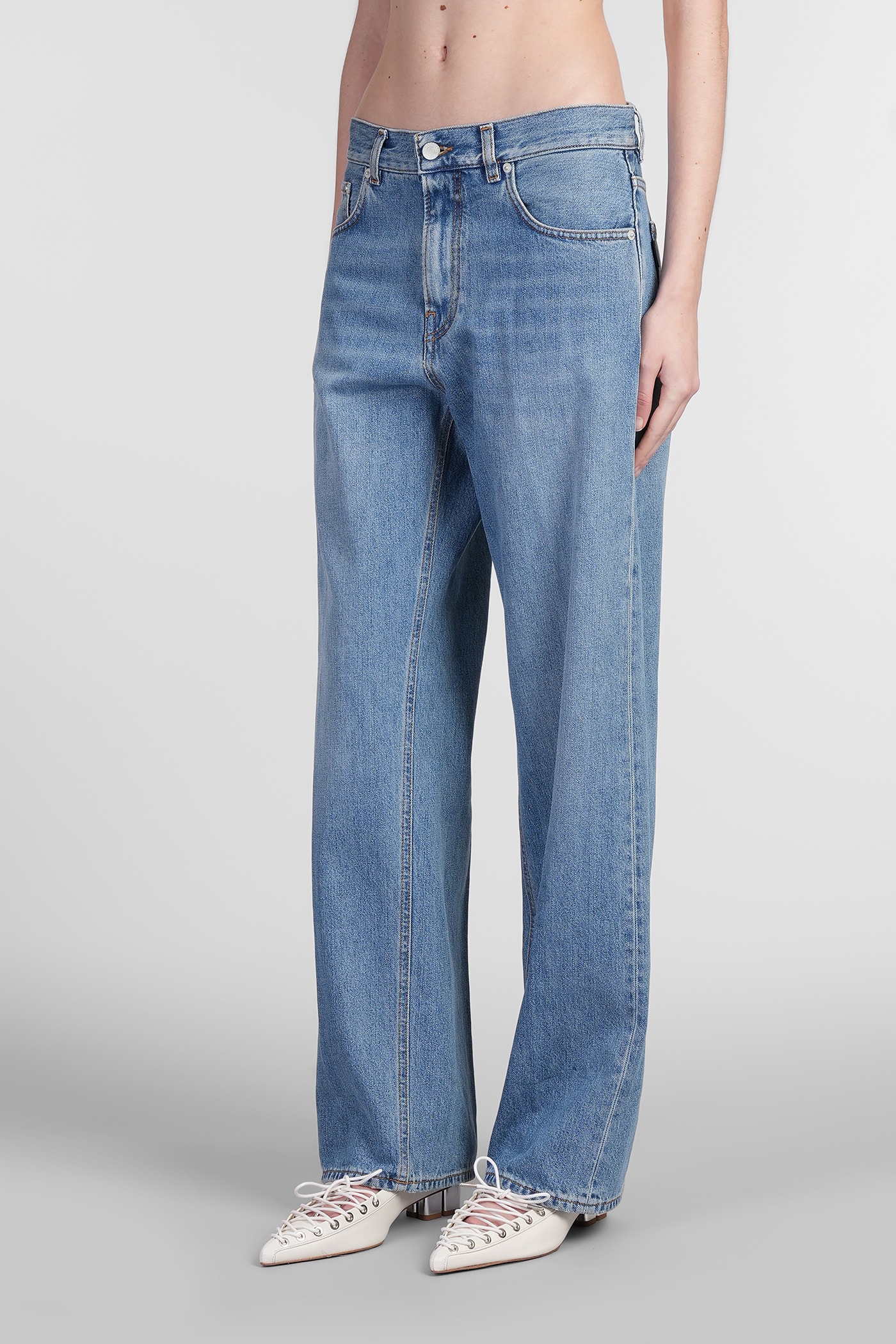 Haikure Cleo Straight Jeans In Blue
