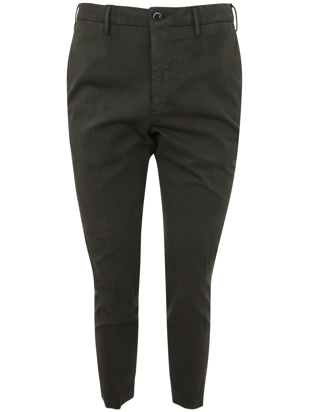 Shop Incotex Cotton Short Trousers In Green