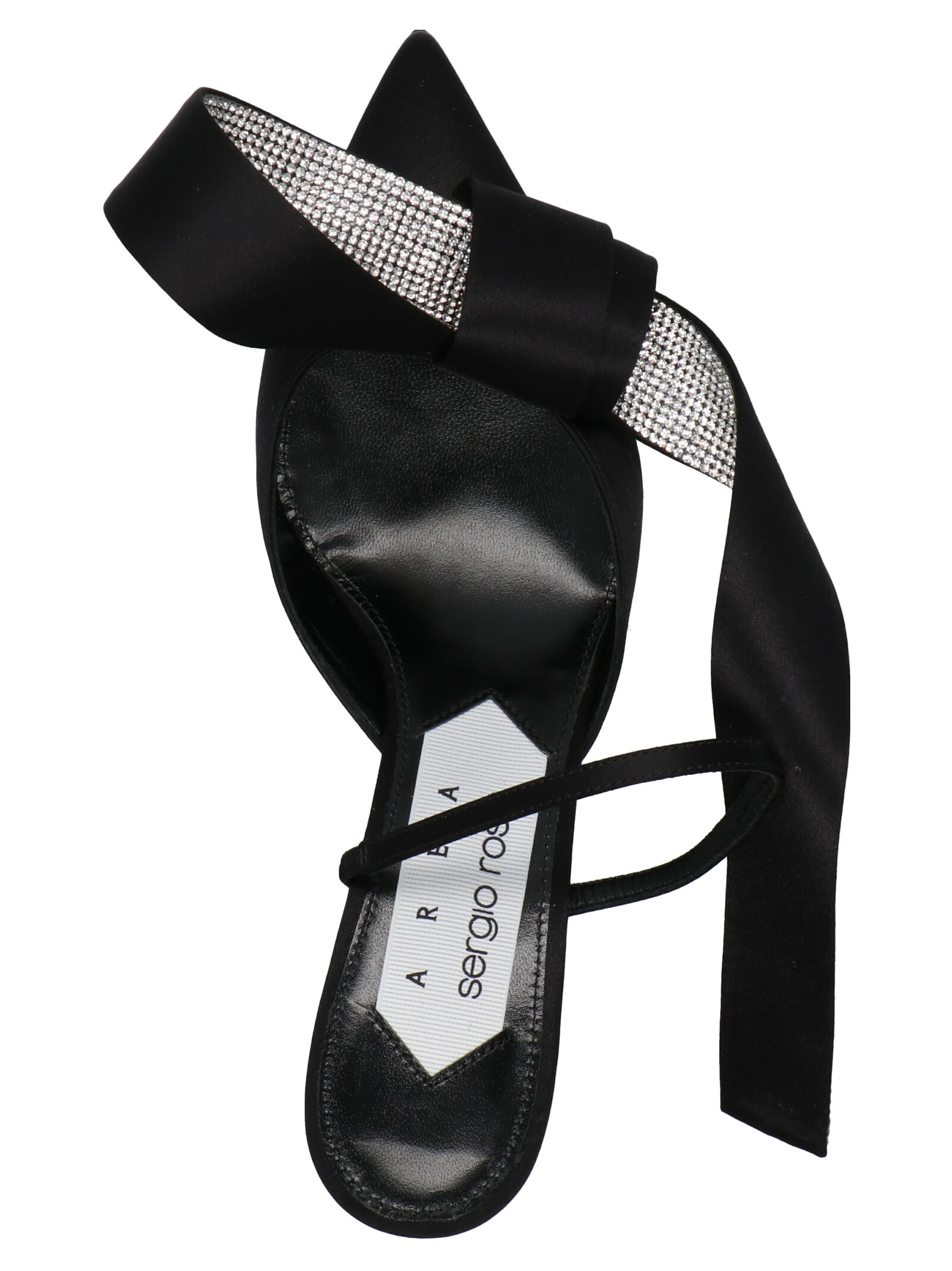 Sergio Rossi Black Pointed Toe Heels In Black