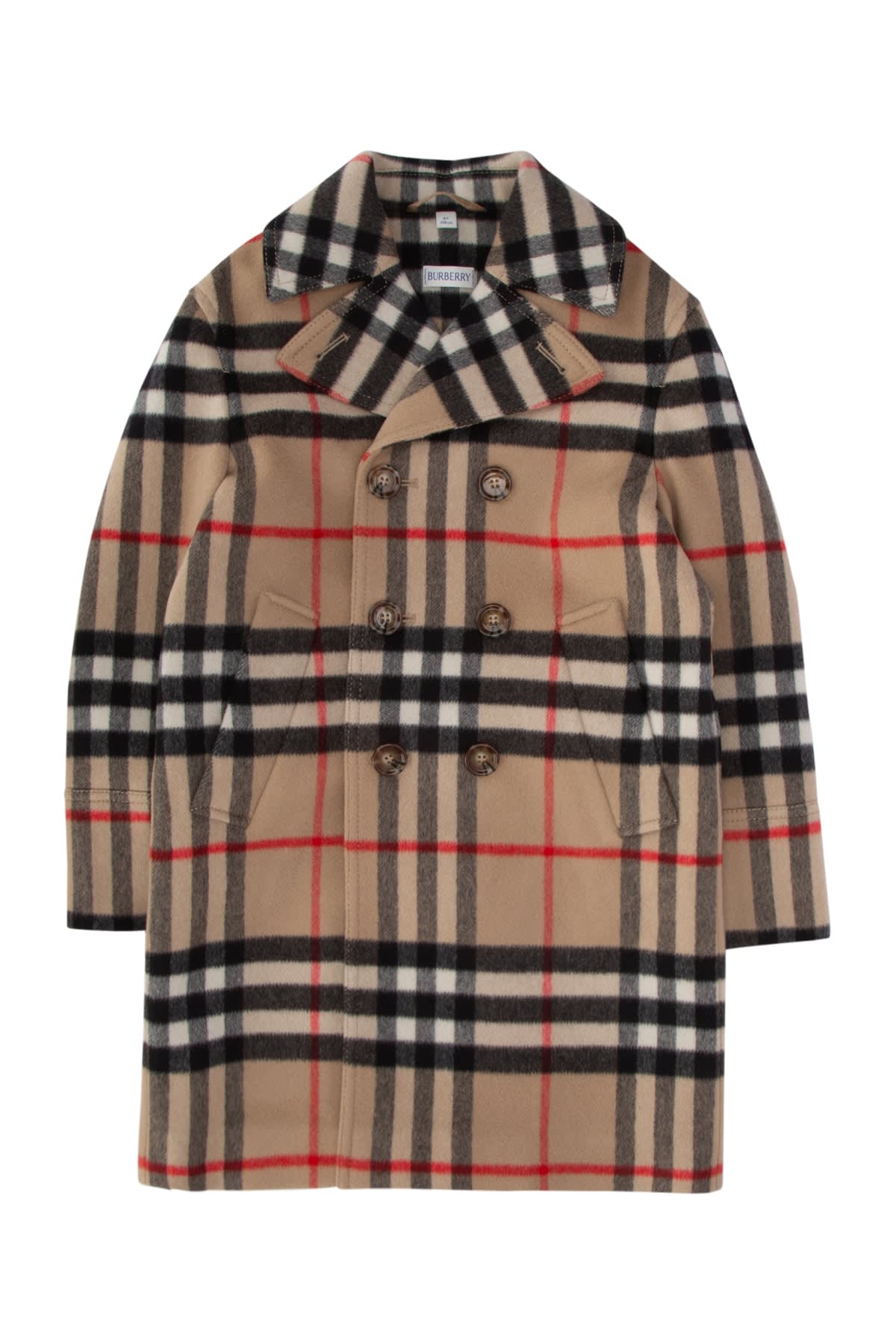 Burberry Kids' Cappotto In Brown