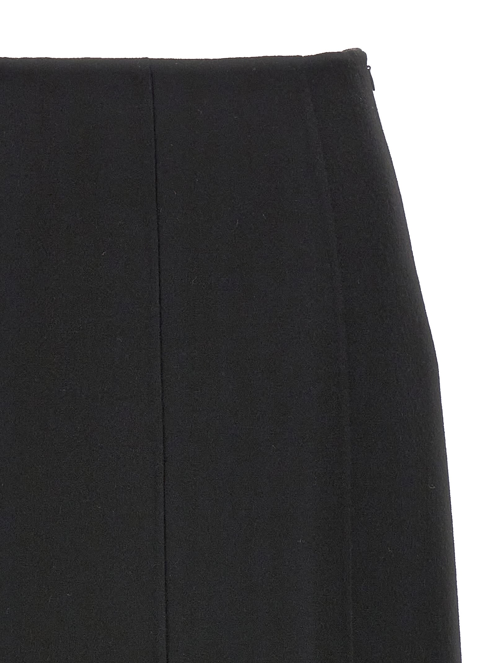 Shop Ermanno Scervino Long Cloth Skirt In Black