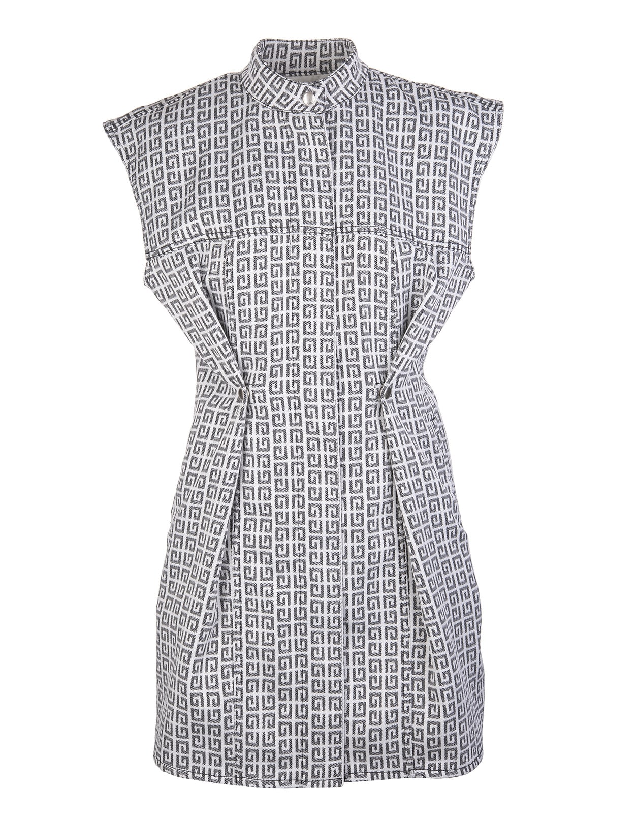 Givenchy Dress In Jacquard 4g With Denim Effect