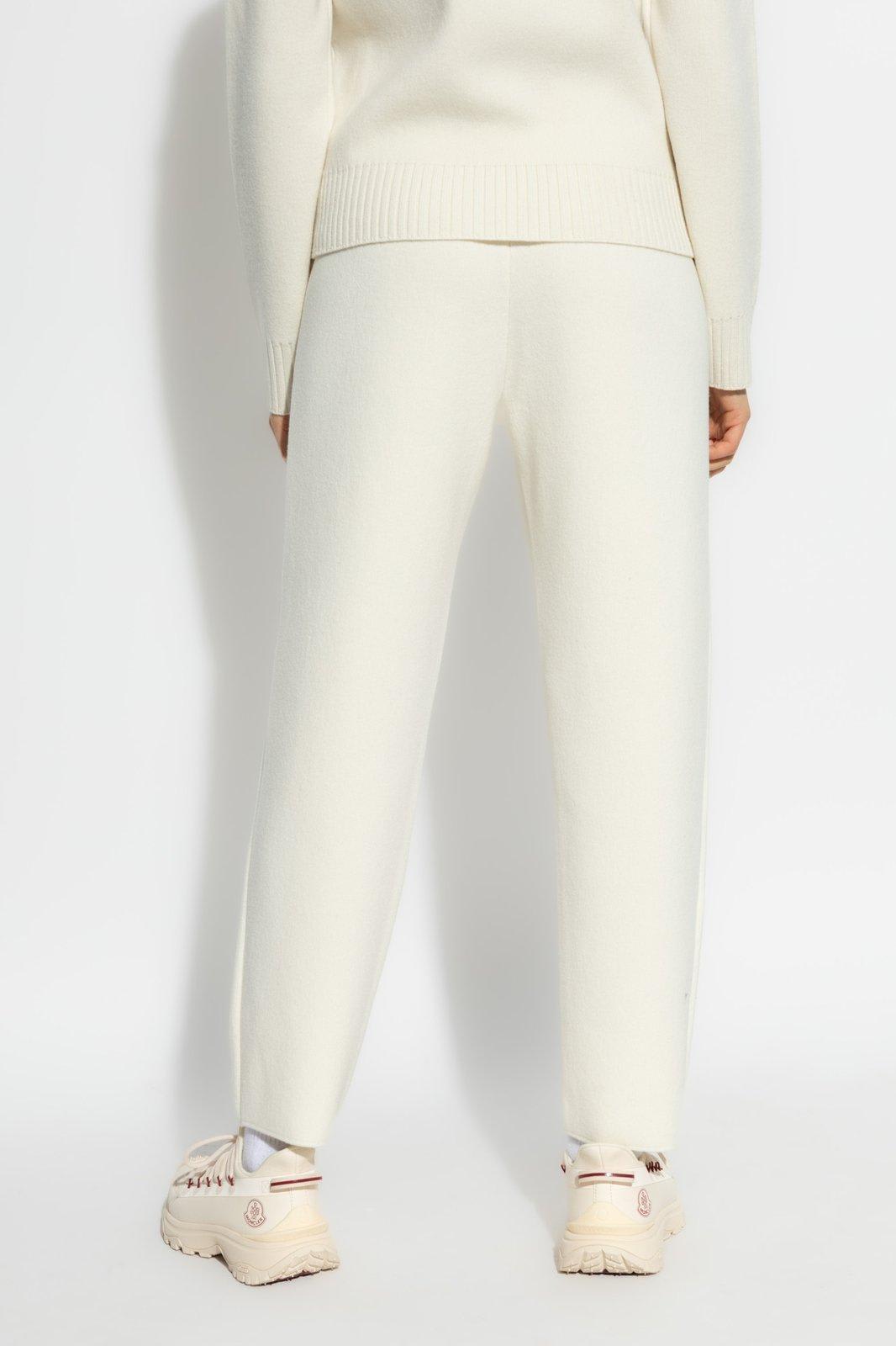 Moncler Virgin Wool Trousers In 030
