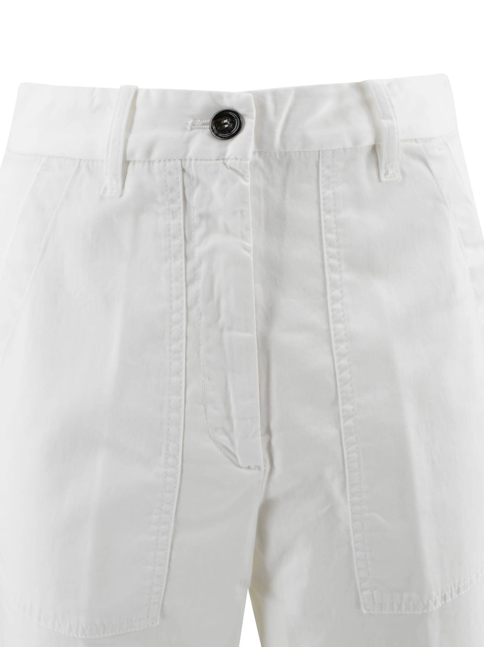 Nine In The Morning On Stage Carpenter Pants In White