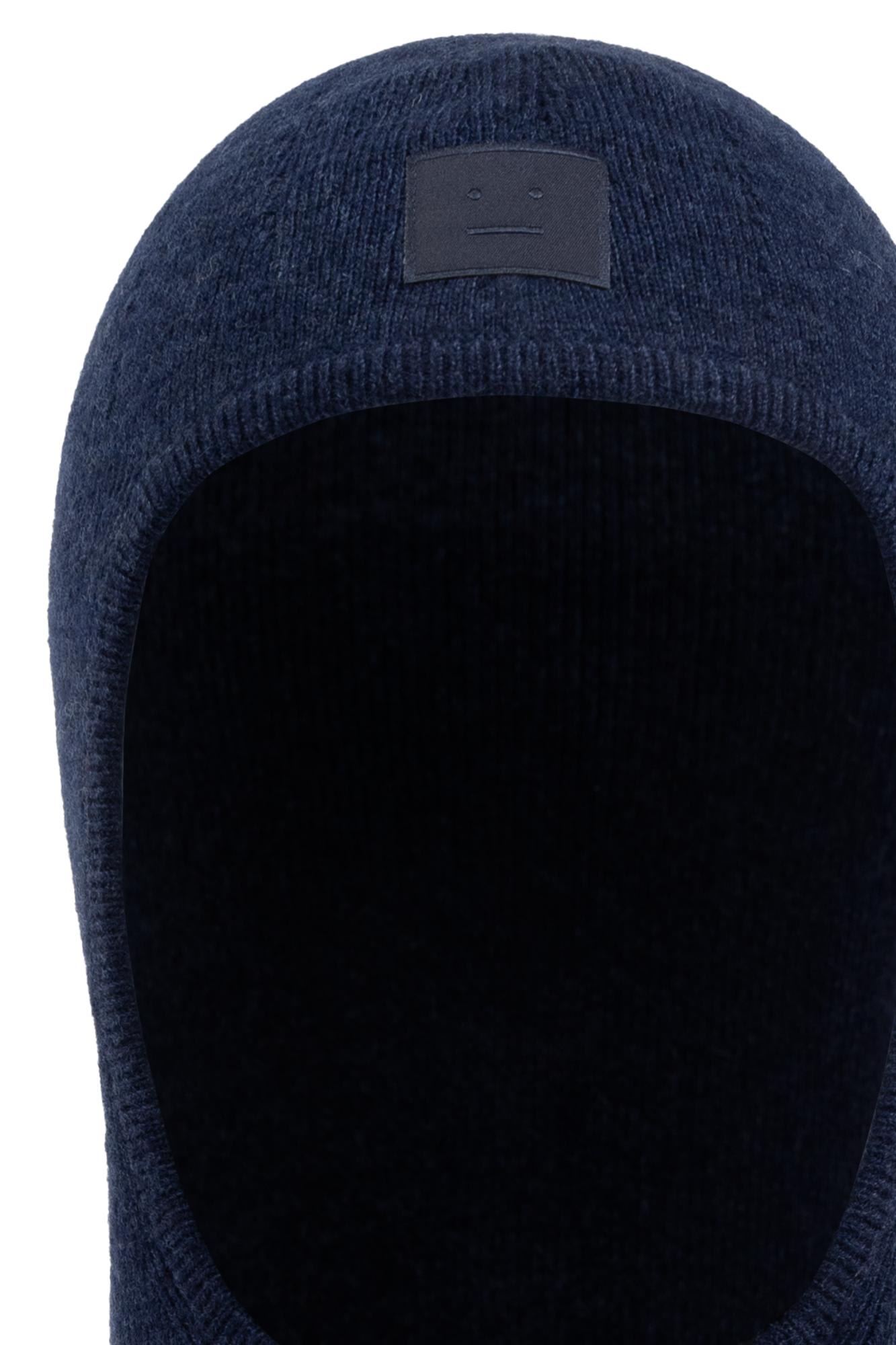 Acne Studios Wool Balaclava In Blue