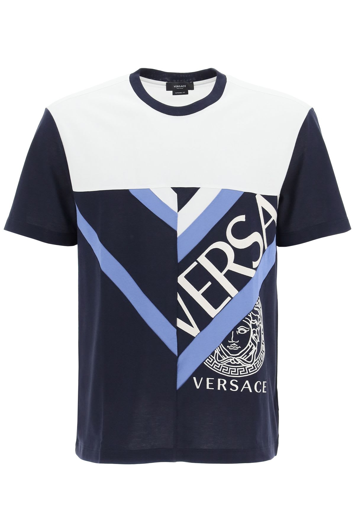 Versace T-shirt With Logo Embroidery