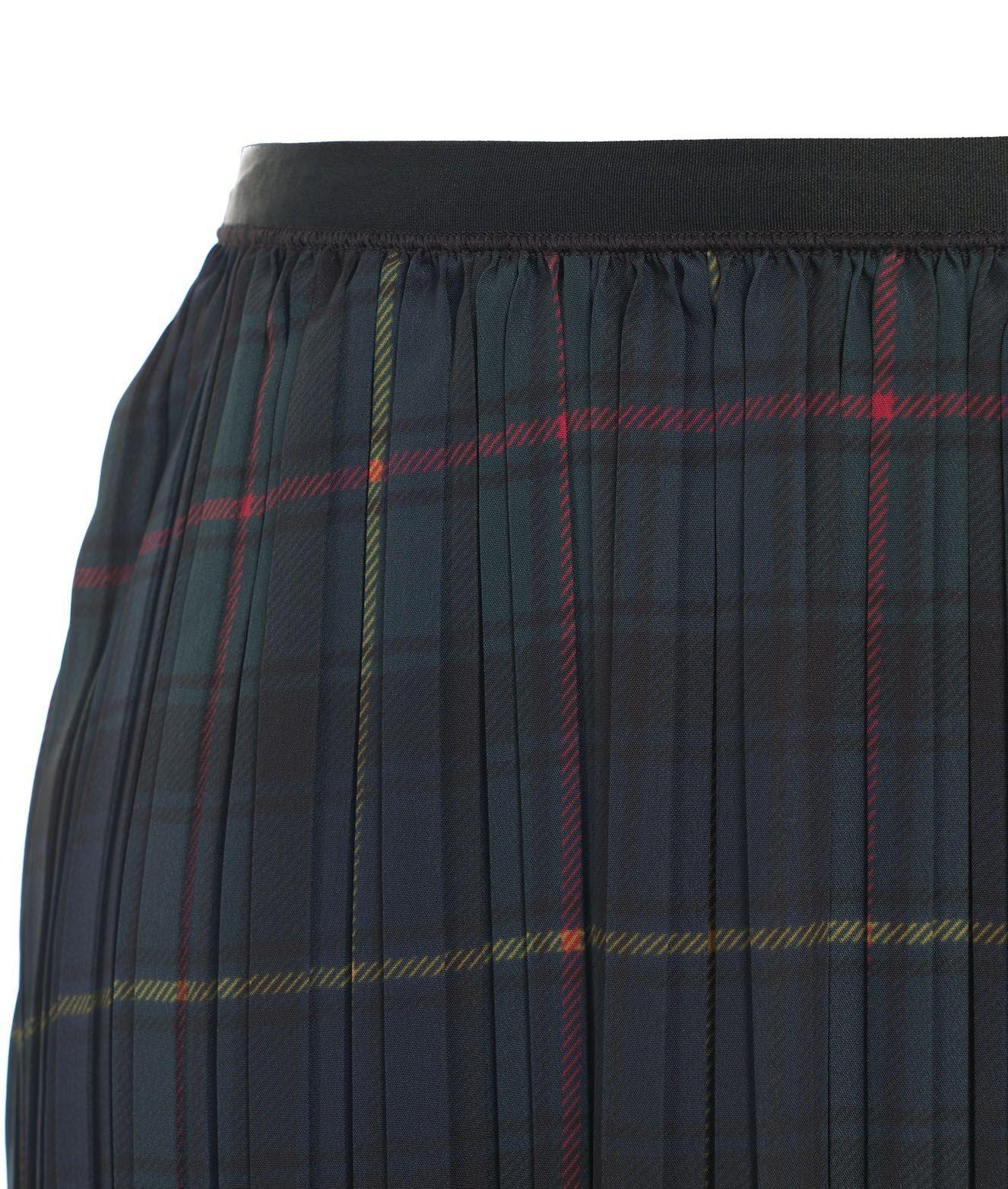 POLO RALPH LAUREN CHECK PATTERNED PLEATED SKIRT 