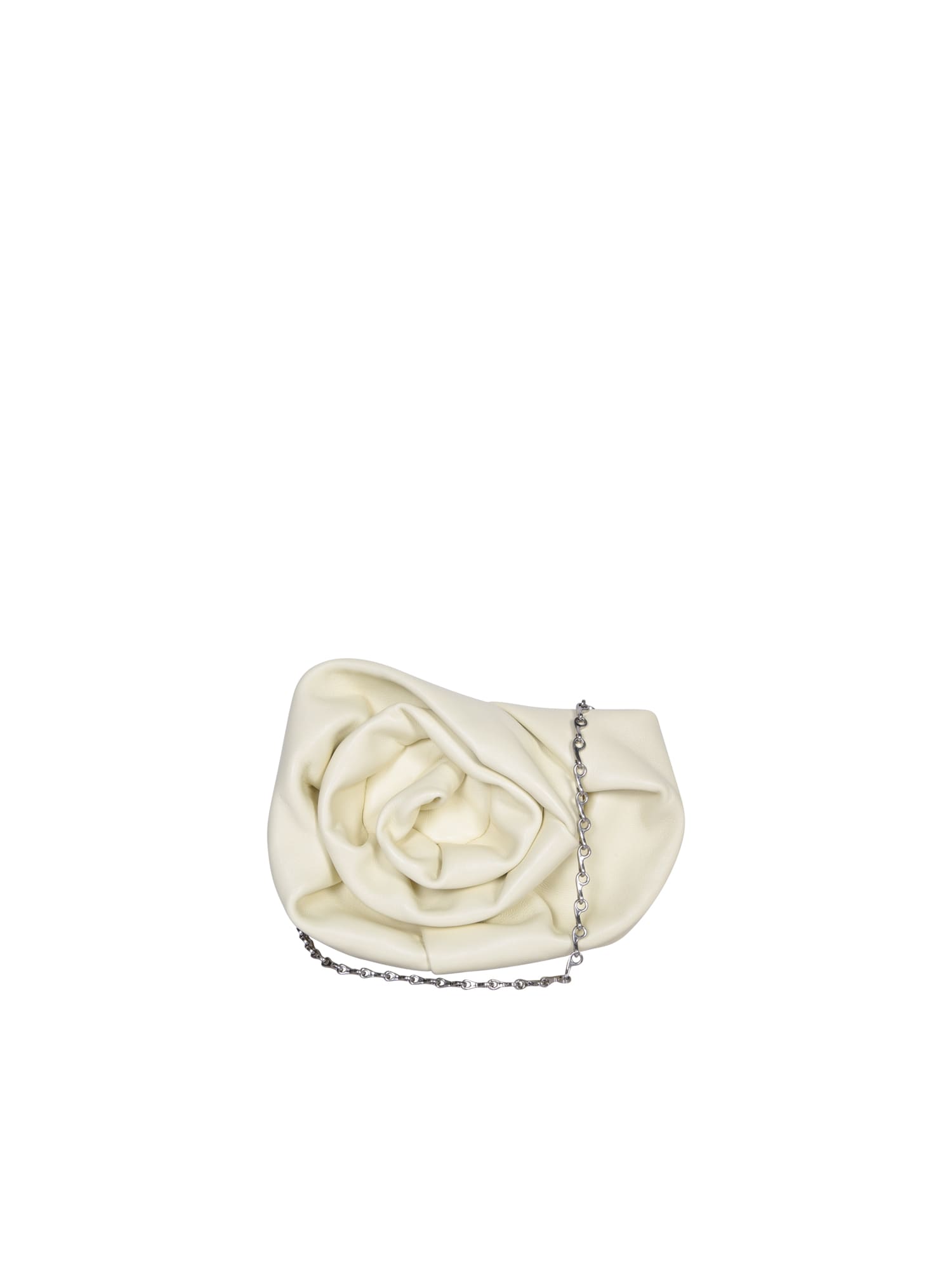 Burberry Rose Clutch Chain Yellow Bag