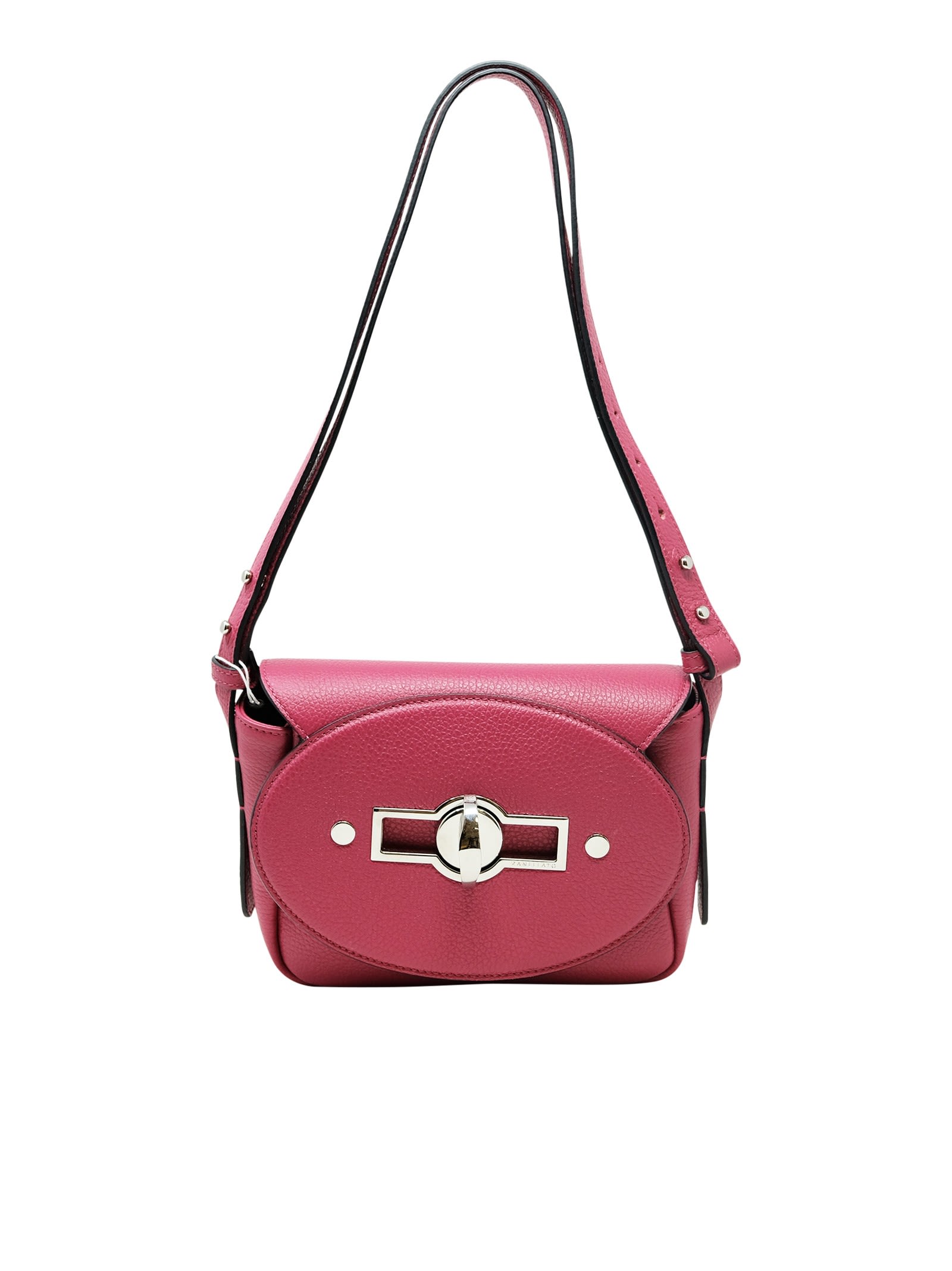 Zanellato Cyclamine Tina Daily S Leather Handbag