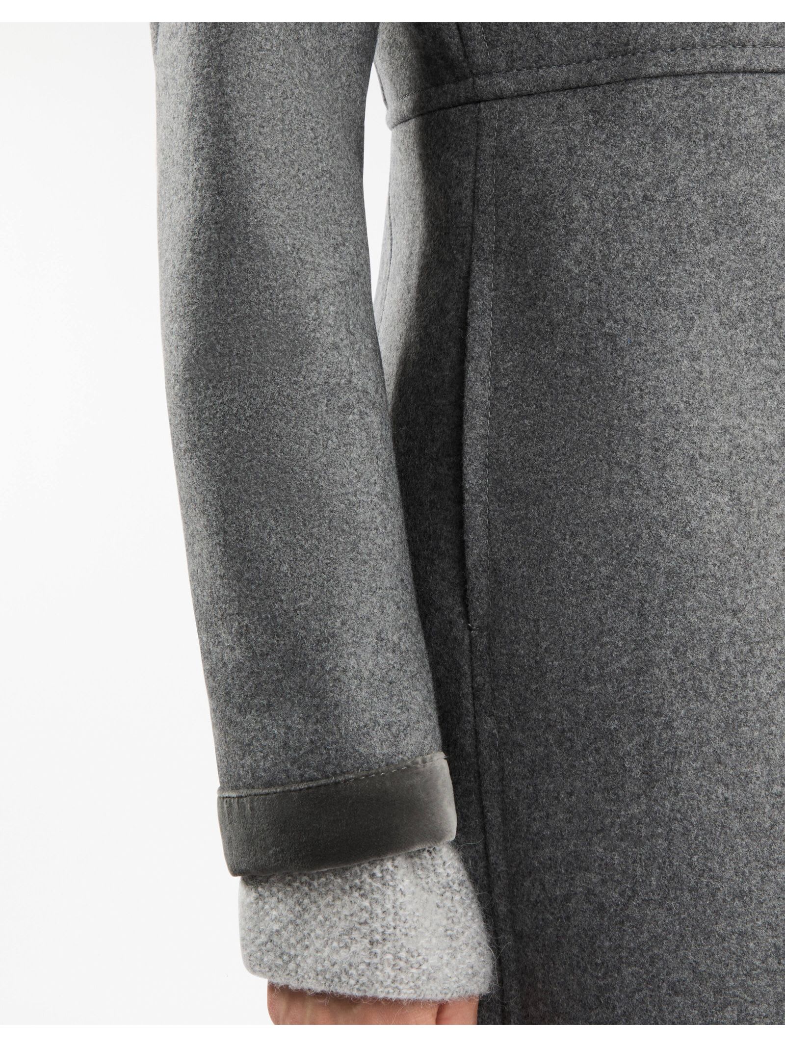 Shop Fay Virgin Coat In Grey In Soft Wool Blend Fabric In Anthracite