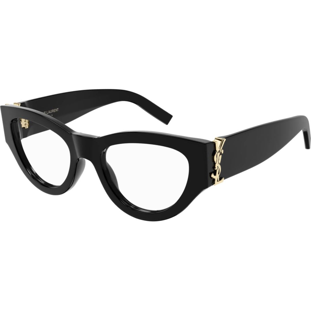 Saint Laurent Sl M94 Opt001 Black Black Transpare In Black