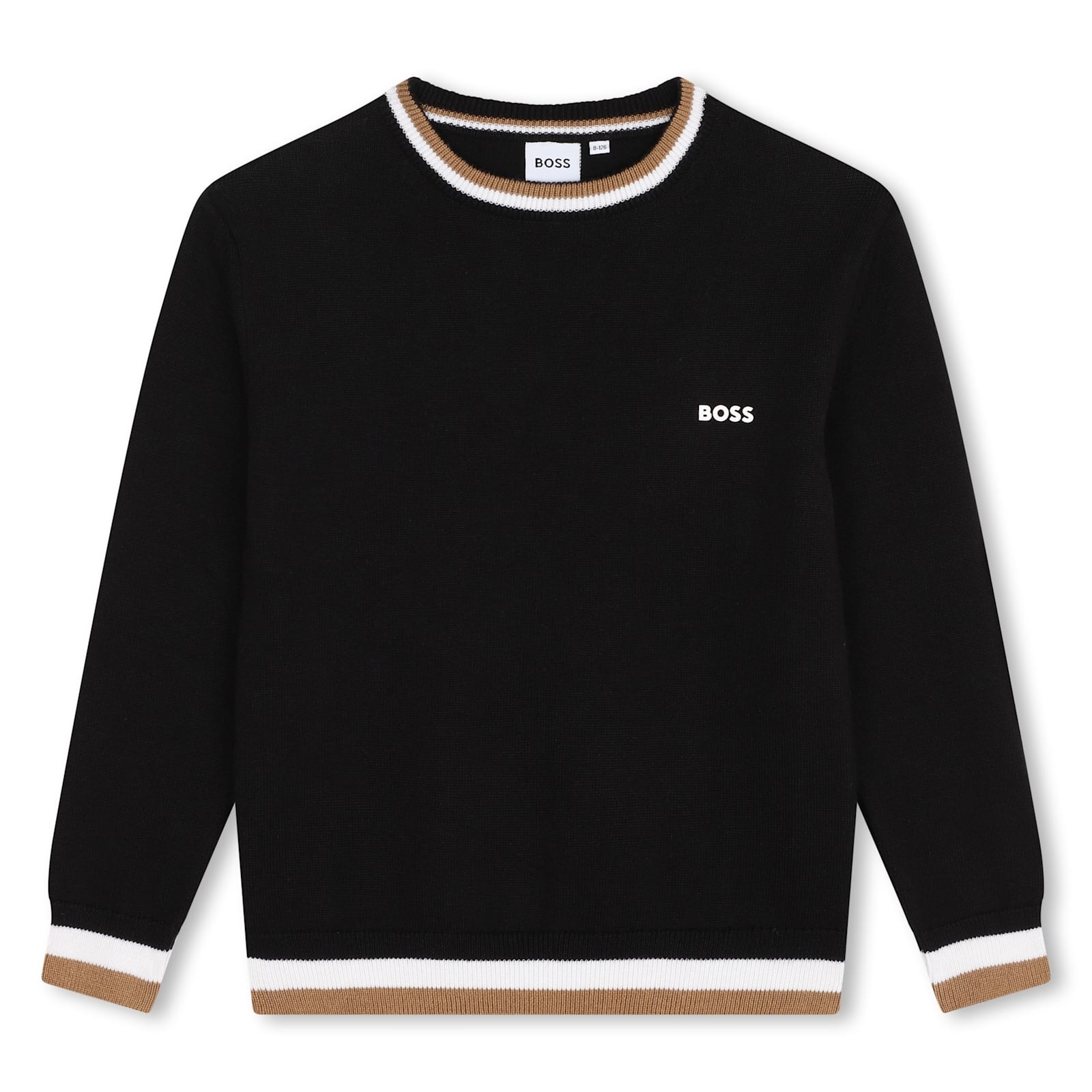 Hugo Boss Kids' Pull Con Logo In Black