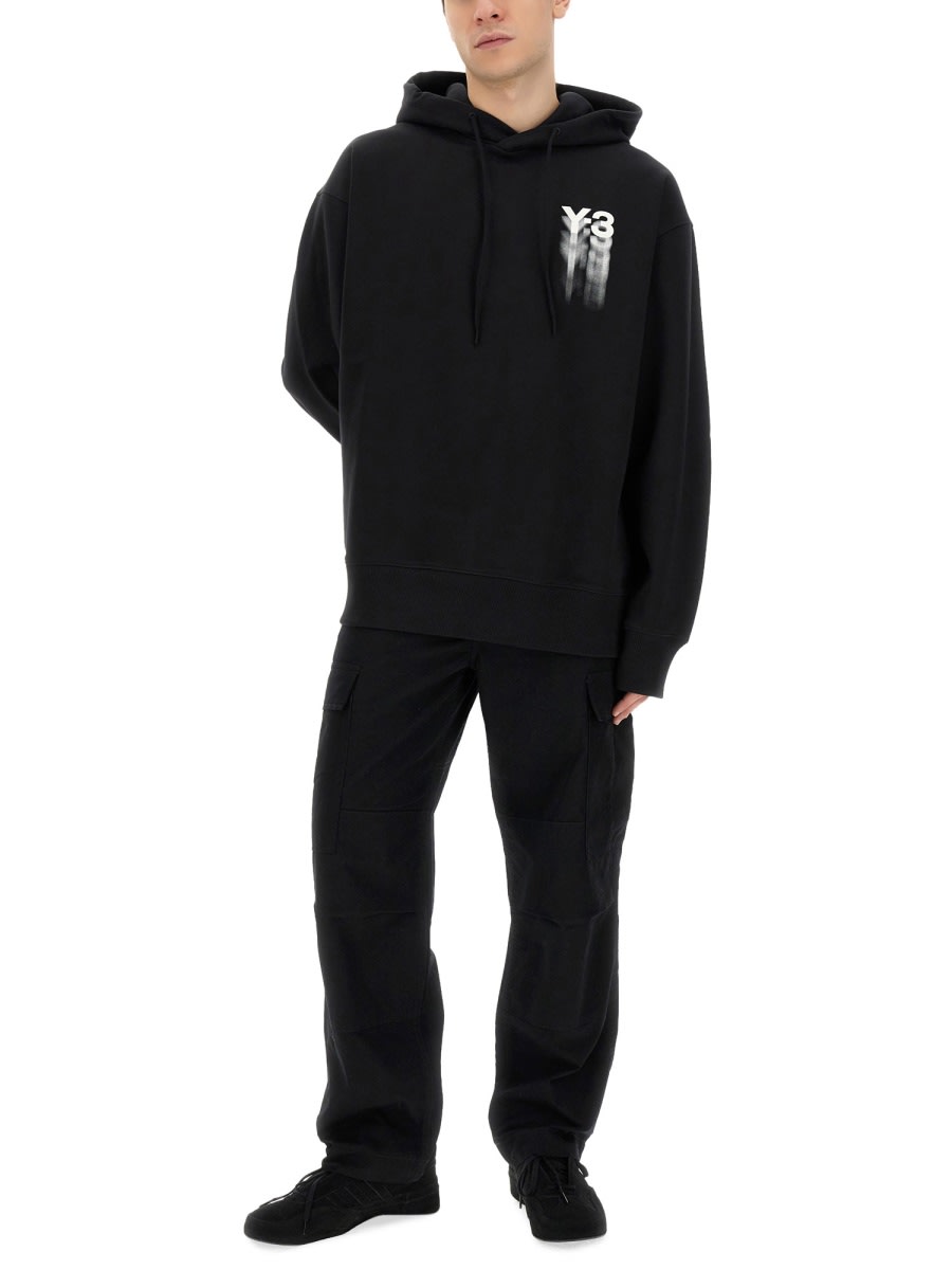 Shop Y-3 Sweatshirt With Logo In Black