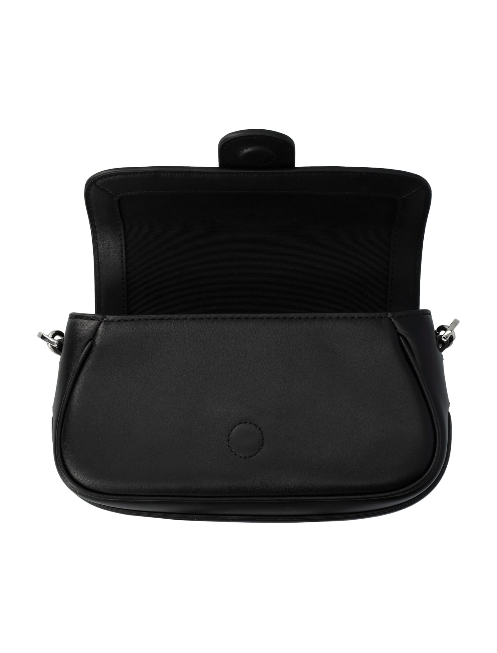 Shop Marc Jacobs The Clover Shoulder Bag In Black