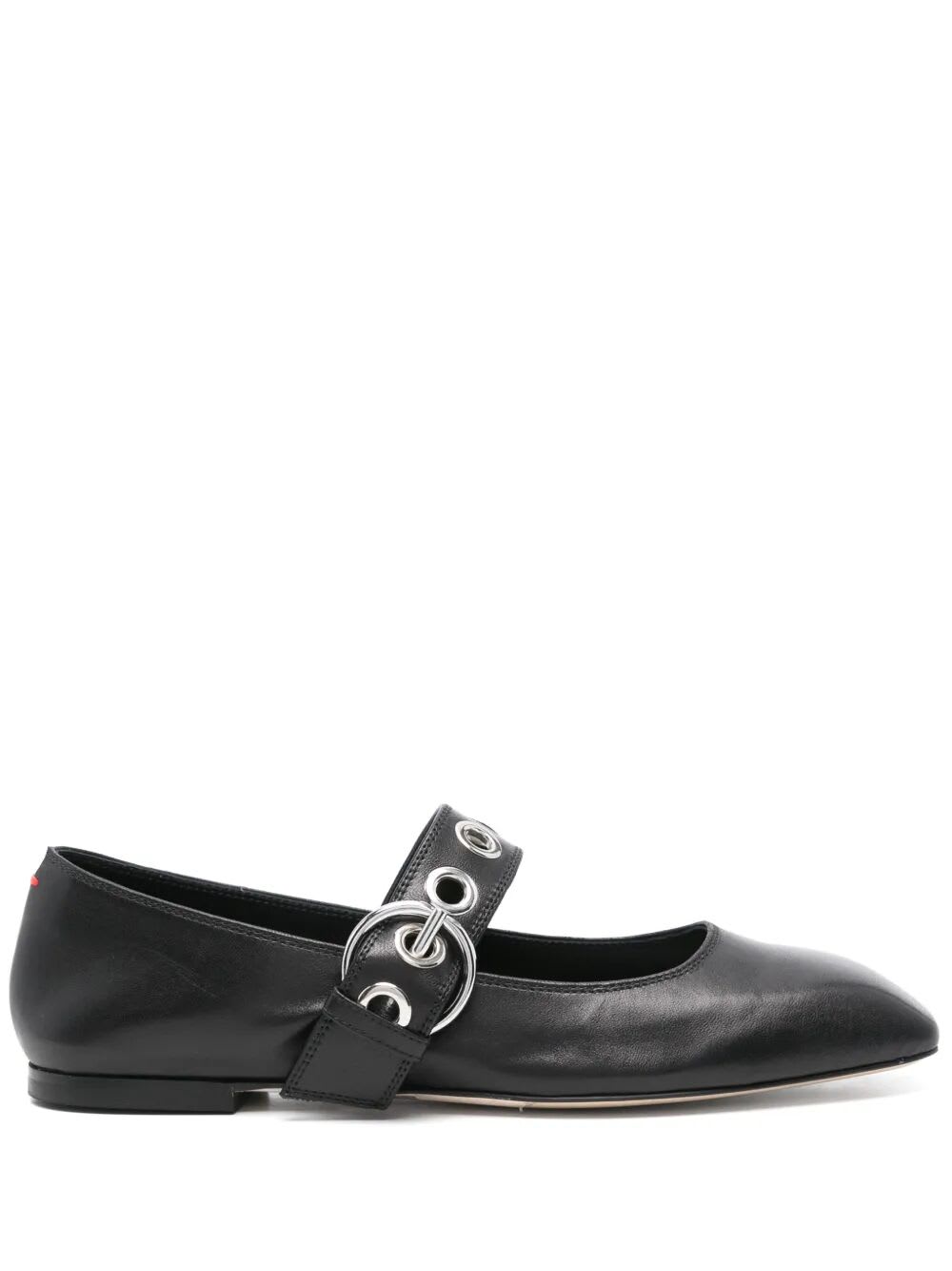 Uma Eyelet Nappa Leather Black