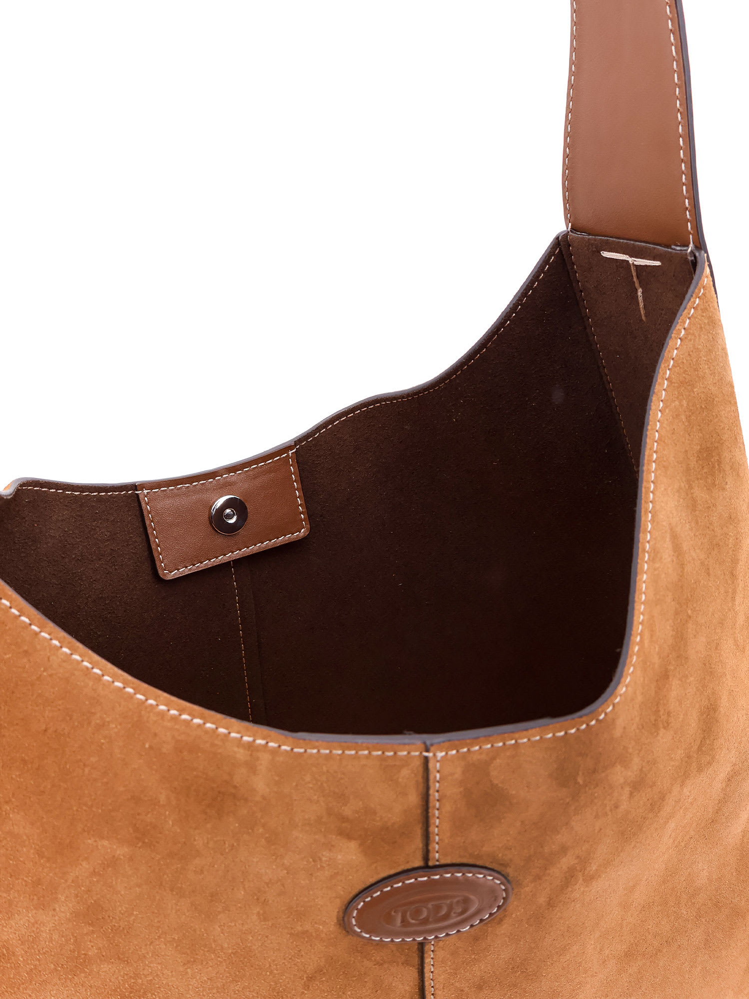 Tod's Brown Suede Di Bag Shoulder Bag In Brown