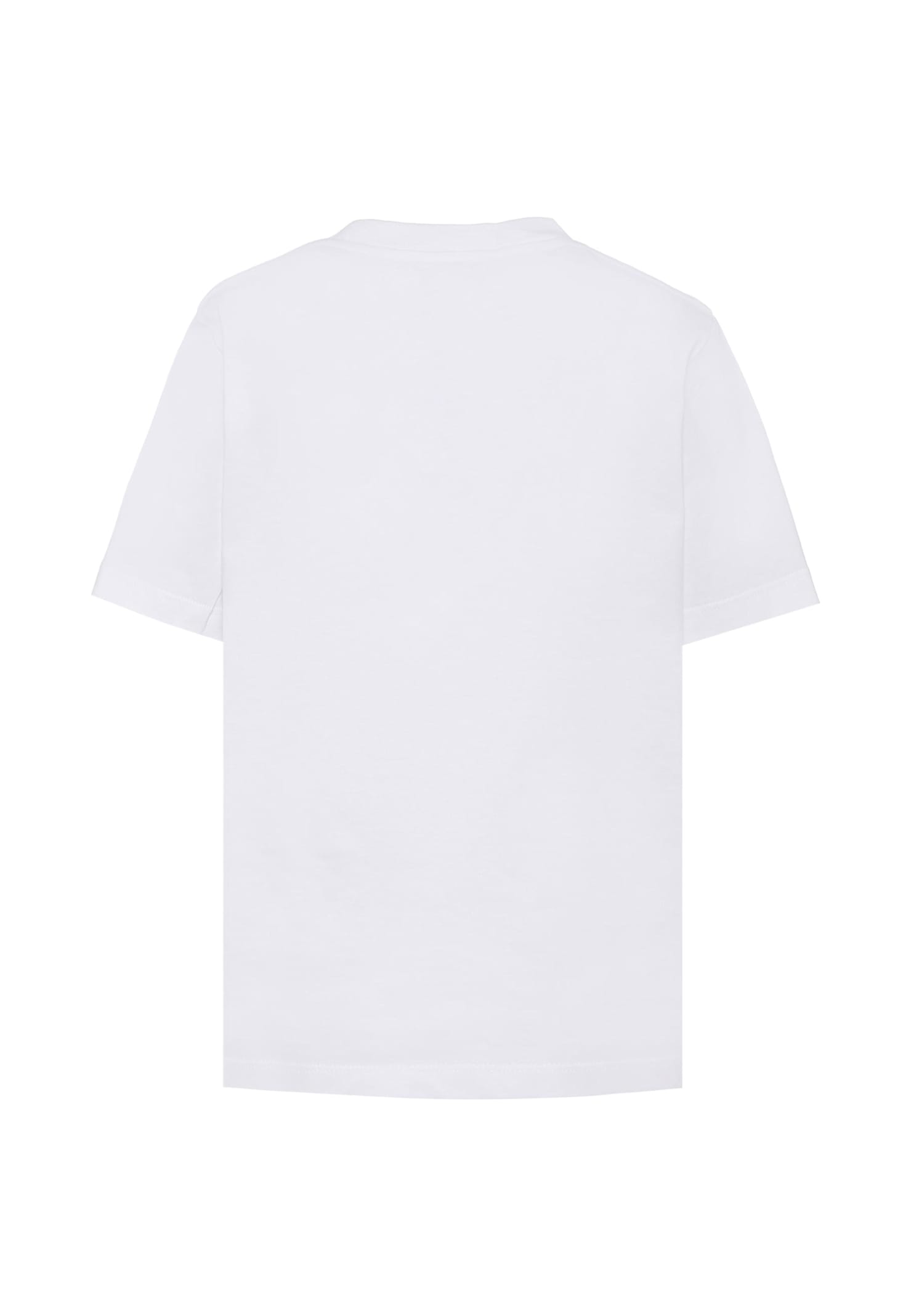Mm6 Maison Margiela Multicolor T-shirt Set For Kids With Logo In Multi