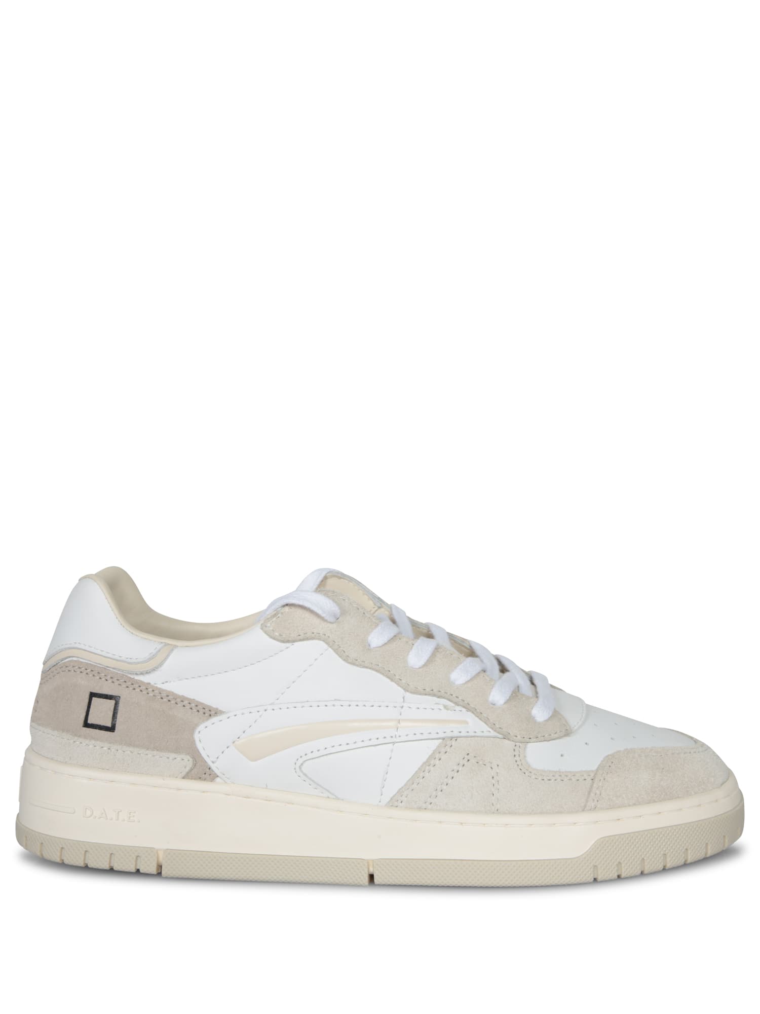 D. A.T. E. Torneo White-beige Sneakers