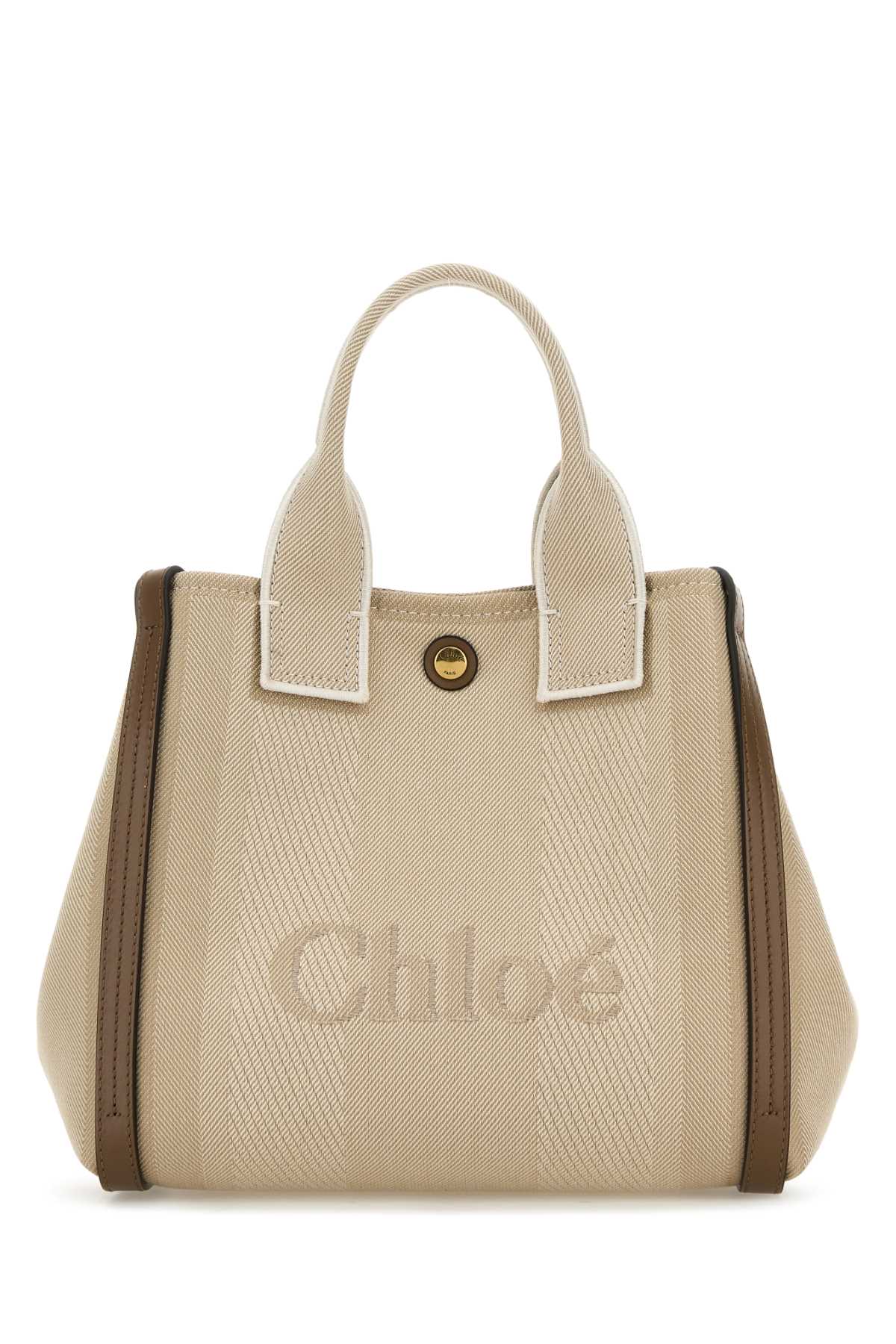 Chloé Multicolor Canvas Small Chloã Carry Shopping Bag