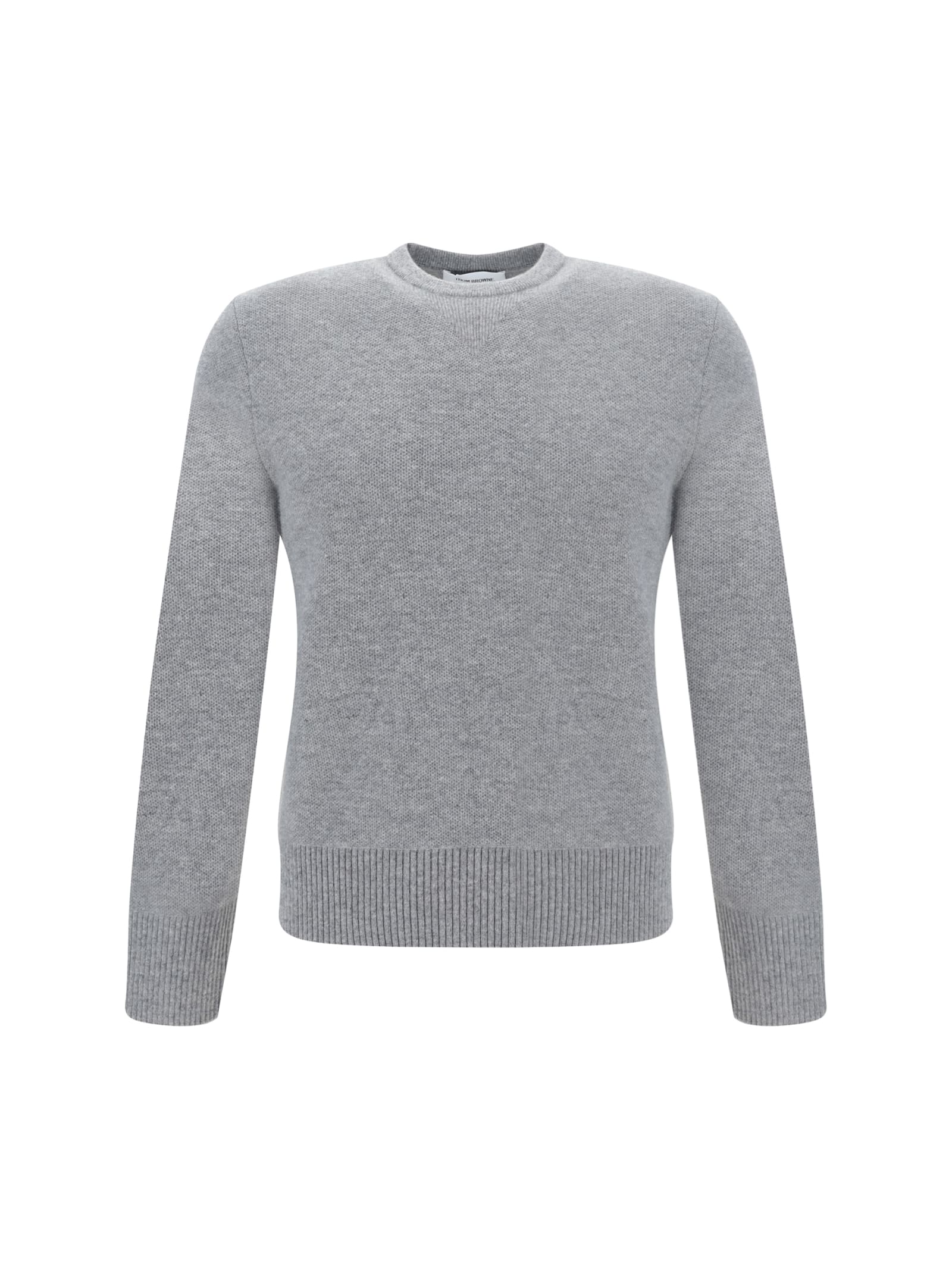 Shop Thom Browne Sweater In Lt Grey