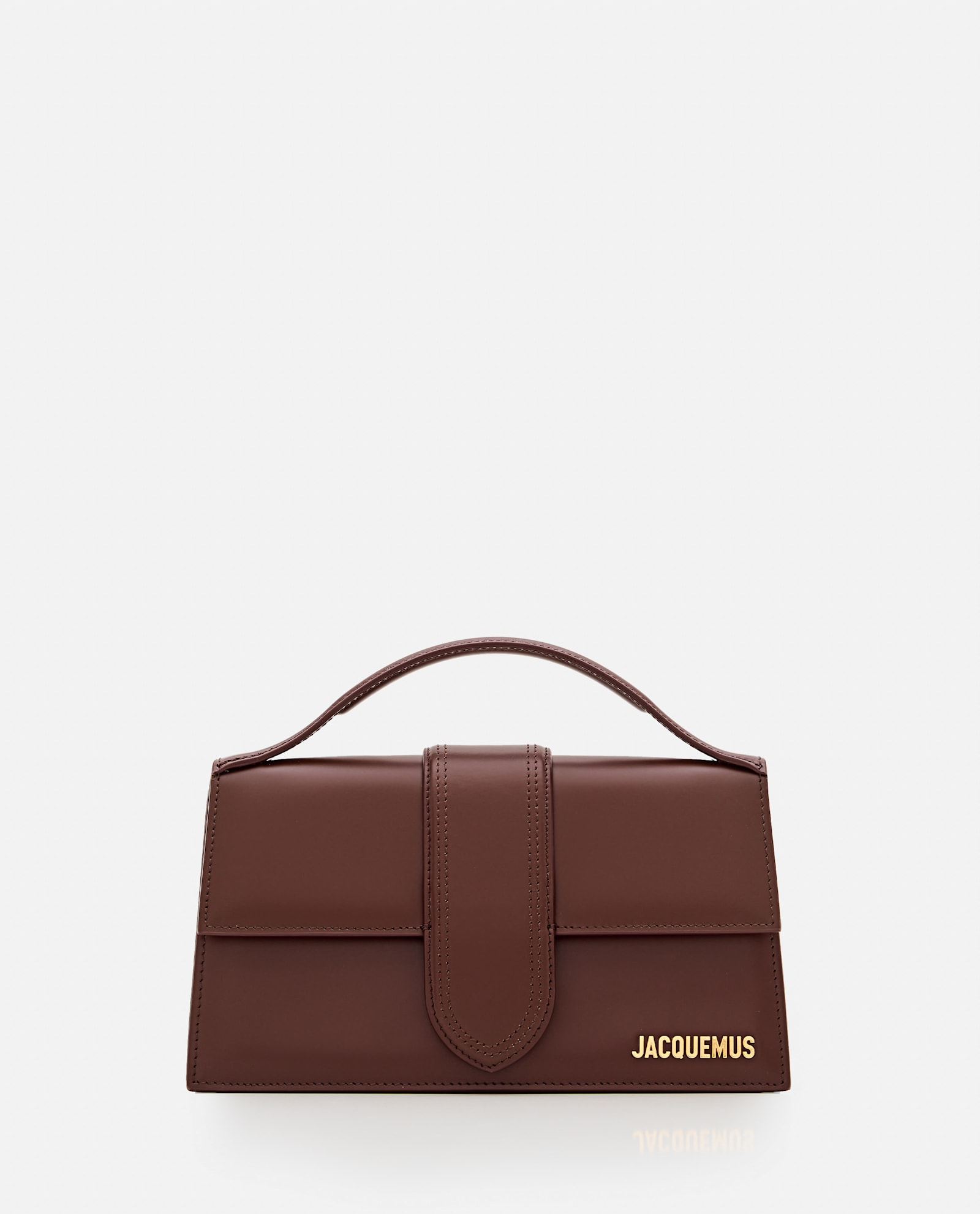 Jacquemus Women Le Bambino Long Leather Shoulder Bag In Brown