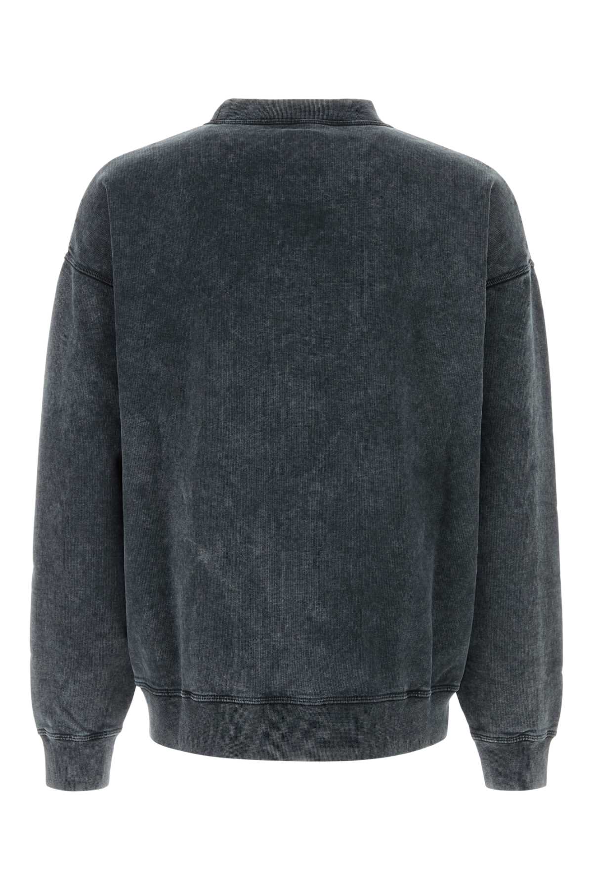 Dsquared2 Graphite Cotton Sweatshirt In Gray