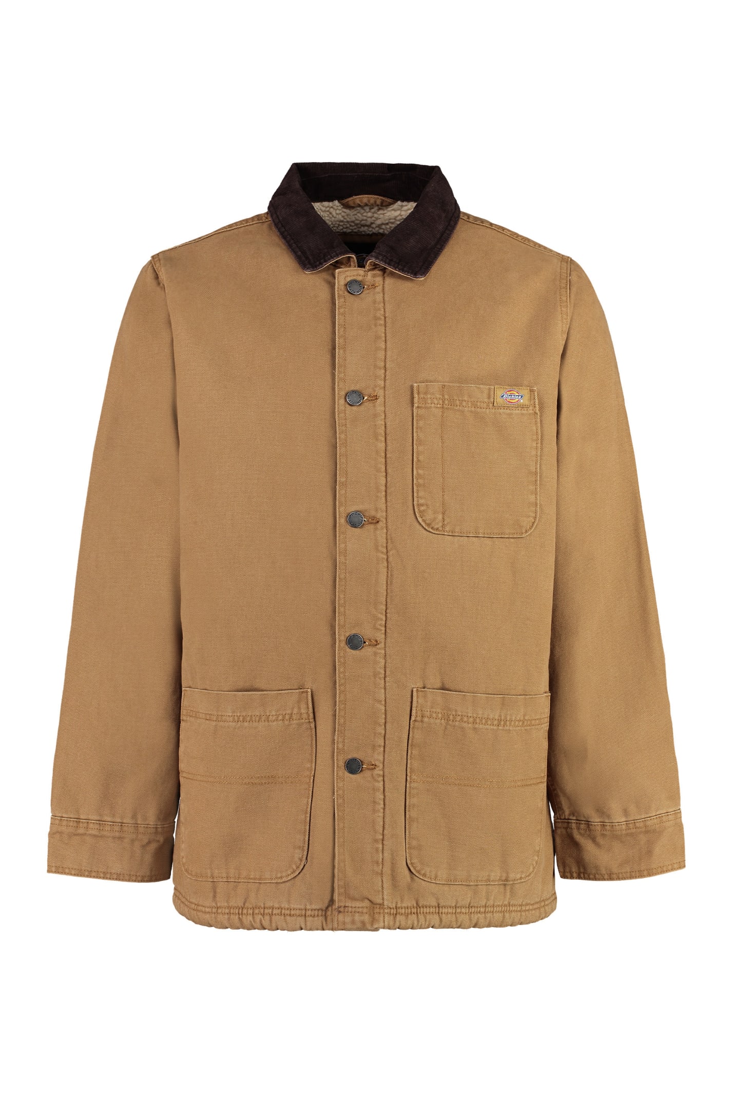 Shop Dickies Duck Canvas Chore Jacket In Camel