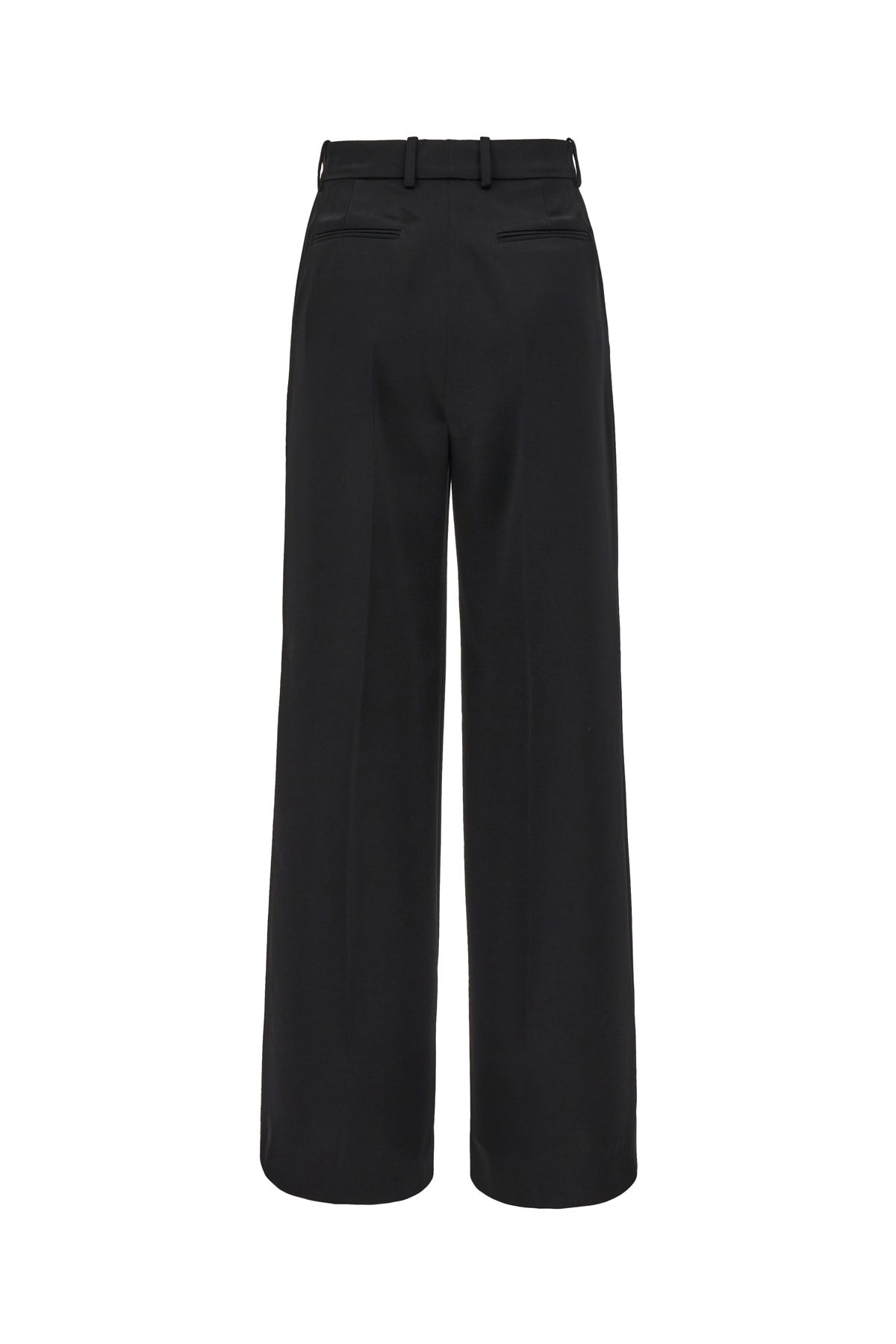 Shop Lanvin Black Triacetate Blend Pant In 10