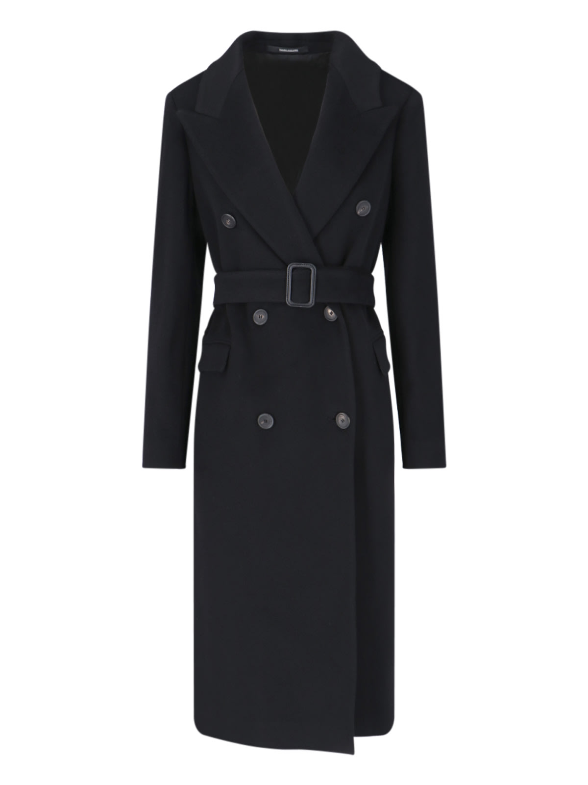 Tagliatore 'jole' Double-breasted Coat In Black