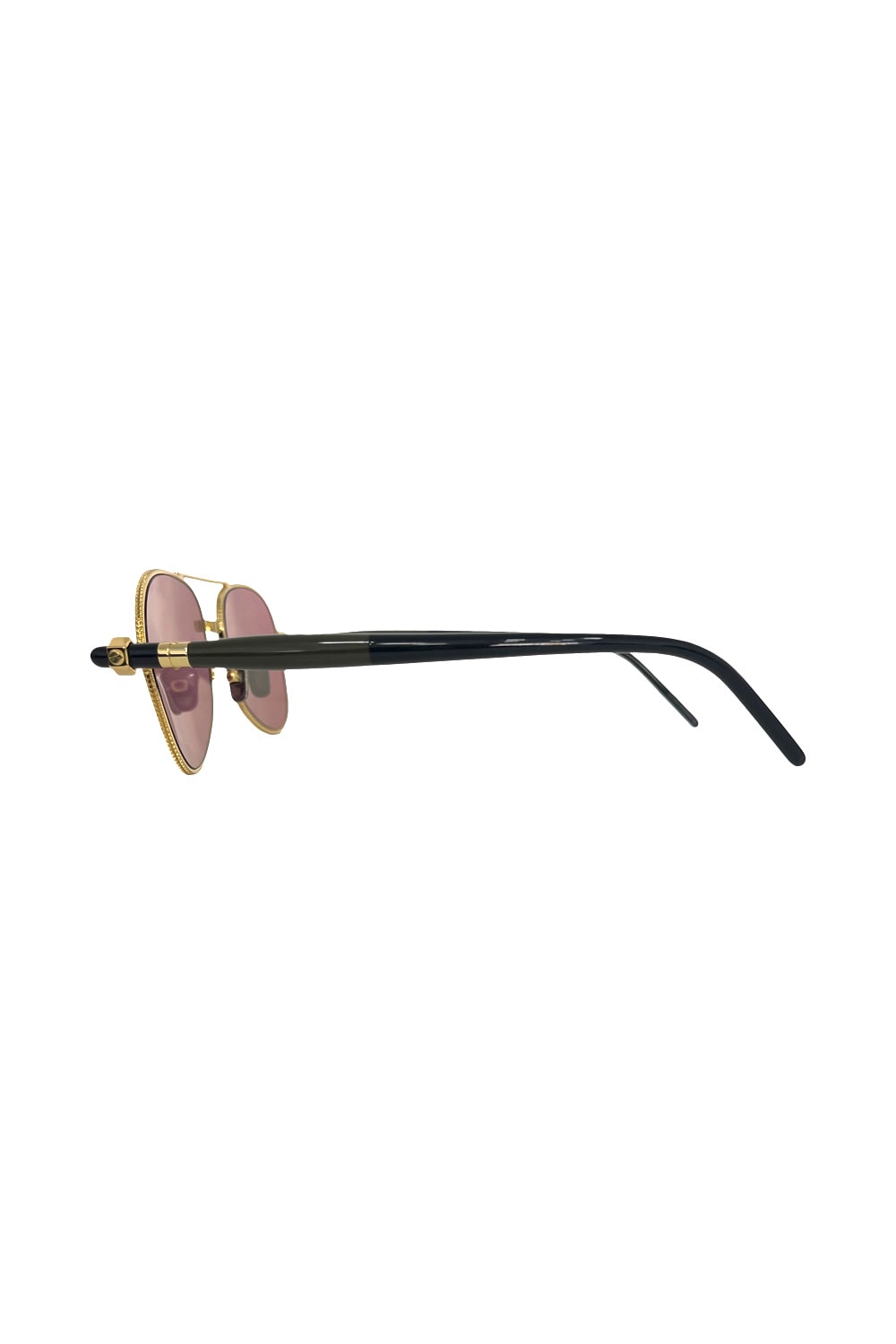 Kuboraum Mask P75 Gdm Accessories In Gold/ Pink Lens
