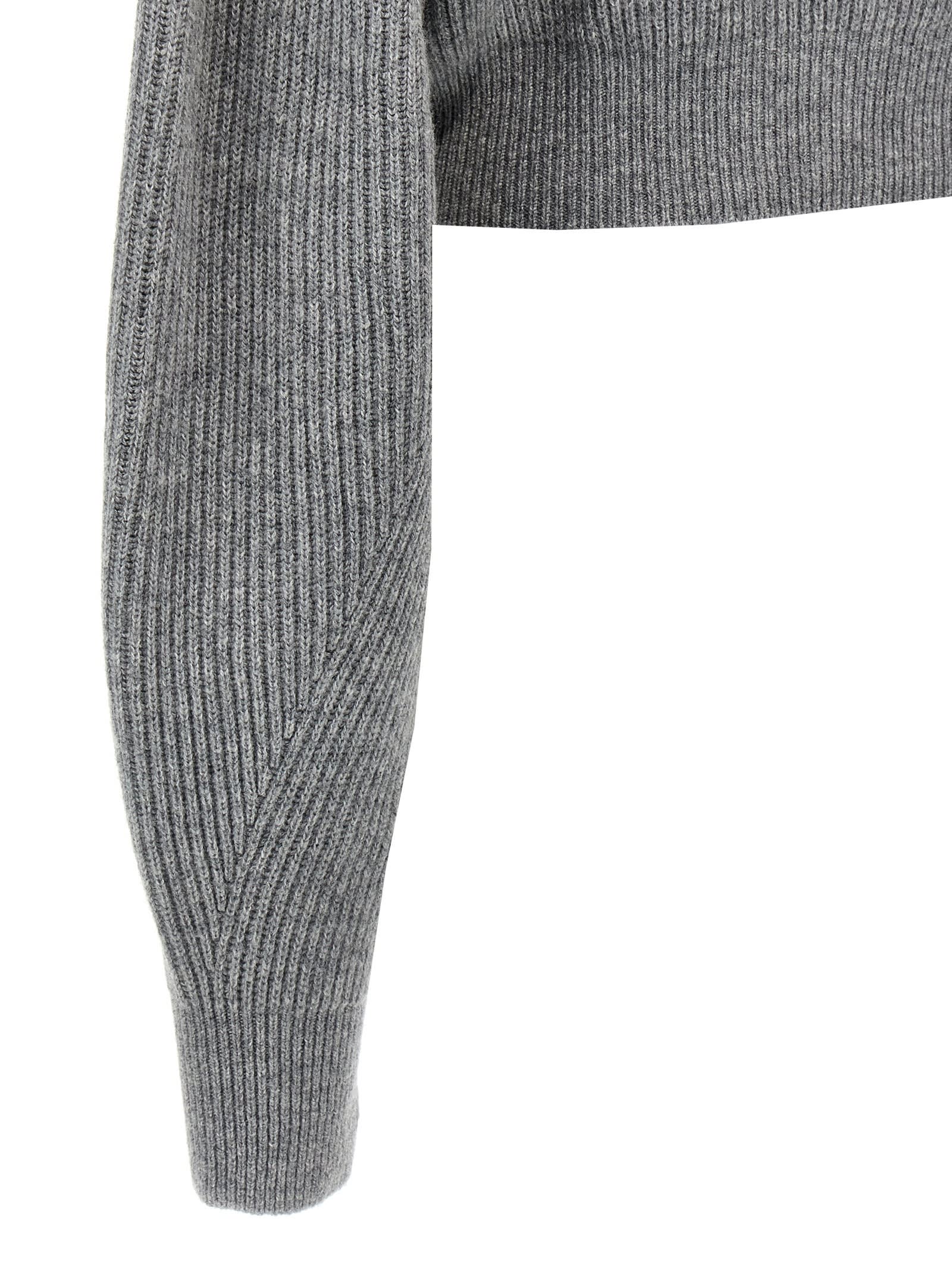 Max Mara Nero Sweater In Gray