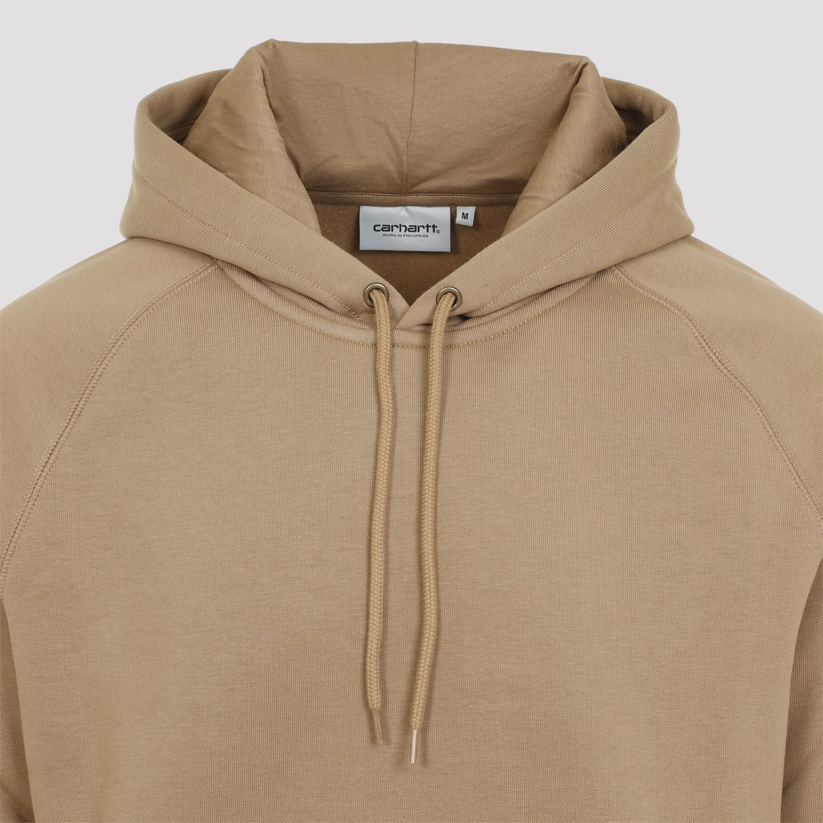 Carhartt Hooded Chase Sweat Camel In Peanut Gold