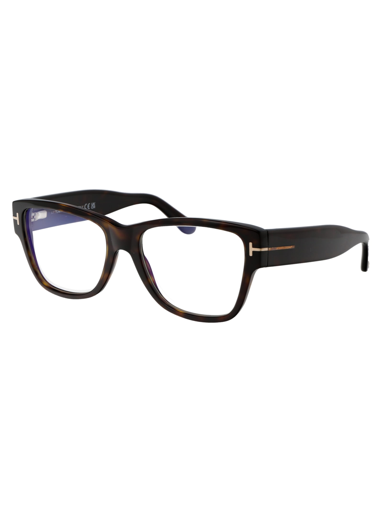 Shop Tom Ford Ft5878-b Glasses In 052 Avana Scura